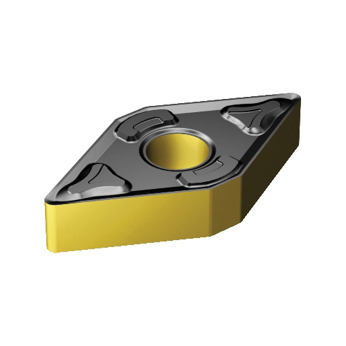 Sandvik Coromant 7231392 T-Max® P Turning Insert, ANSI Code: DNMG 442-XF 2220, DNMG Insert, Material Grade: M, 442 Insert, Rhombic Shape, 15 Seat, Negative Rake, Neutral Cutting, For Use On Stainless Steel, Carbide, Manufacturer's Grade: 2220