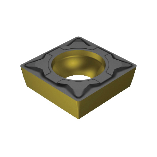 Sandvik Coromant 7231402 CoroTurn® 107 Turning Insert, ANSI Code: SCMT 3(2.5)2-MF 2220, SCMT Insert, Material Grade: M, 3(2.5)2 Insert, Squared Shape, 09 Seat, Positive Rake, Neutral Cutting, For Use On Stainless Steel, Carbide, Manufacturer's Grade: 2220