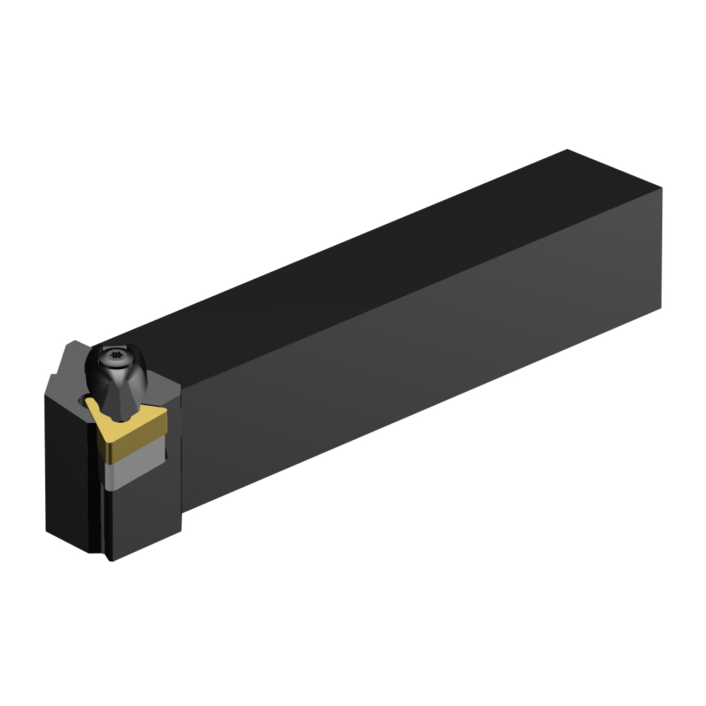 Sandvik Coromant 5733030 T-Max P Turning Shank Tool, ANSI Code: DTGNR 2525M 16, DTGNR/L Tool Holder, TNMG 16 04 08 Insert, Right Hand Cutting, 0.9842 in H x 0.9842 in W Rectangle Shank, -1 deg Lead Angle, -6 deg Rake, 5.9055 in OAL