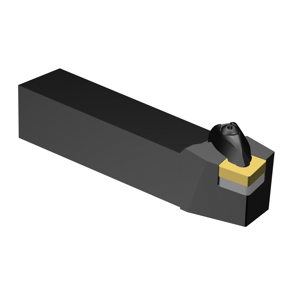 Sandvik Coromant 5733684 T-Max P Turning Shank Tool, ANSI Code: DSBNL 3232P 19, DSBNR/L Tool Holder, SNMG 19 06 12 Insert, Left Hand Cutting, 1.2598 in H x 1.2598 in W Rectangle Shank, 15 deg Lead Angle, -6 deg Rake, 6.6929 in OAL