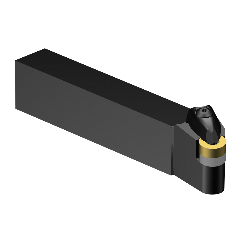 Sandvik Coromant 5734521 T-Max P Turning Shank Tool, ANSI Code: DRSNL 3225P 15, DRSNR/L Tool Holder, RNMG 15 06 00 Insert, Left Hand Cutting, 1.2598 in H x 0.9842 in W Rectangle Shank, -6 deg Rake, 6.6929 in OAL