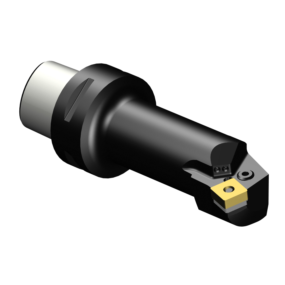 Sandvik Coromant 6188699 T-Max® P Cutting Unit Head With Precision Coolant, C5 System, 110 mm L Head/Projection, Left Hand Cutting, Insert Compatibility: SNMG 120408, 143.05 mm OAL, Internal