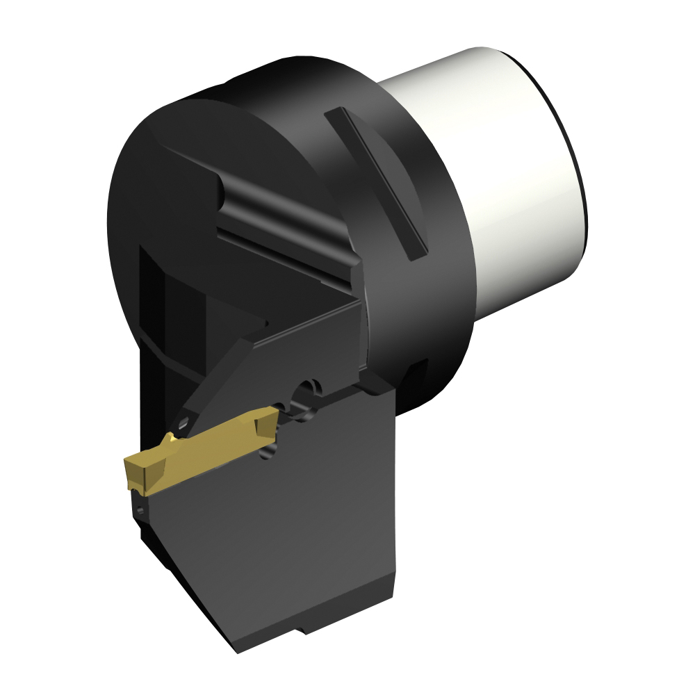 Sandvik Coromant 6798968 CoroCut® 1-2 Modular Grooving Cutting Unit Head With Through Coolant, C5 System, Right Hand Cutting, C5-RF123 Modular Head, N123H2 Insert, Insert Compatibility: N123H2-0400-0004-TF