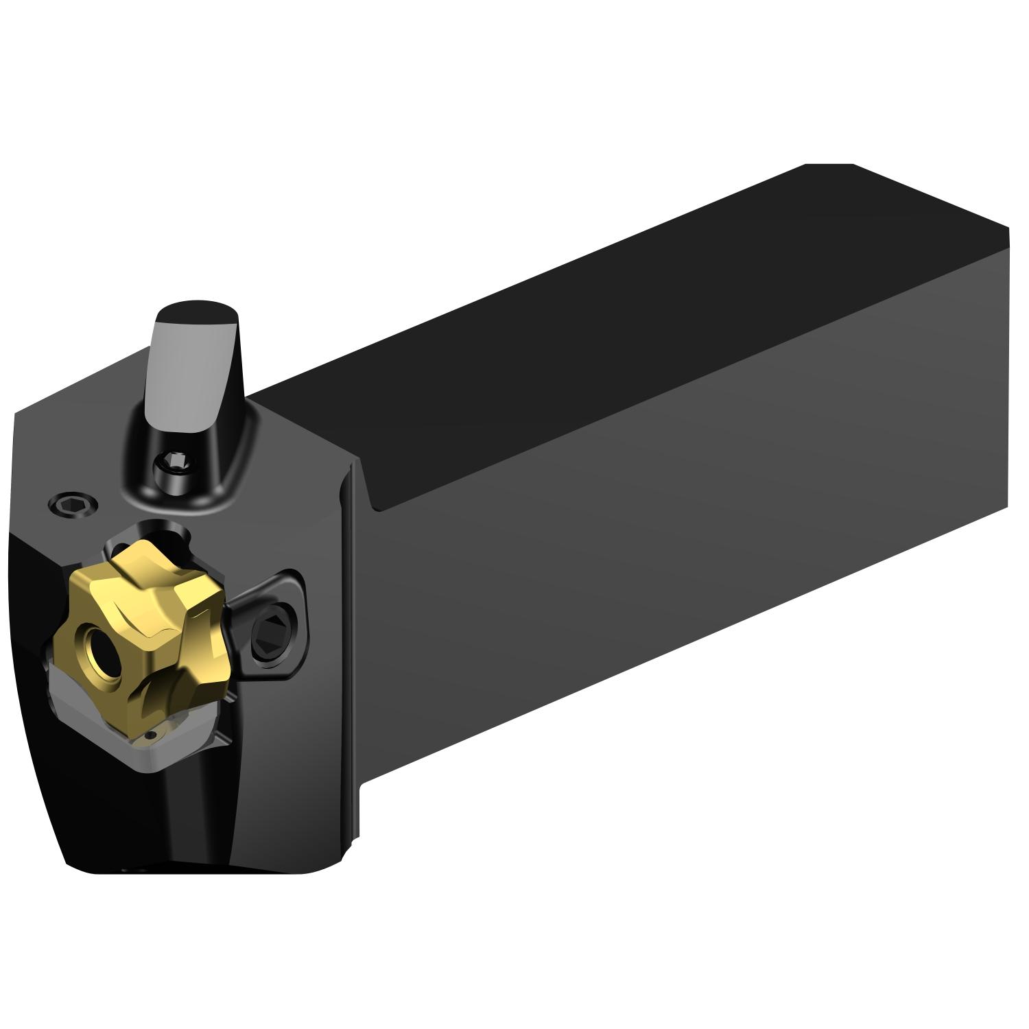 Sandvik Coromant 6814416 CoroTurn 300 QS Turning Shank Tool, ANSI Code: QS-3-80-LR16-20-10C, 3-80-101108 Insert, Left Hand Cutting, 1 in H x 1 in W Rectangle Shank, -4.7 deg Lead Angle, -5.5 deg Rake, 4.557 in OAL