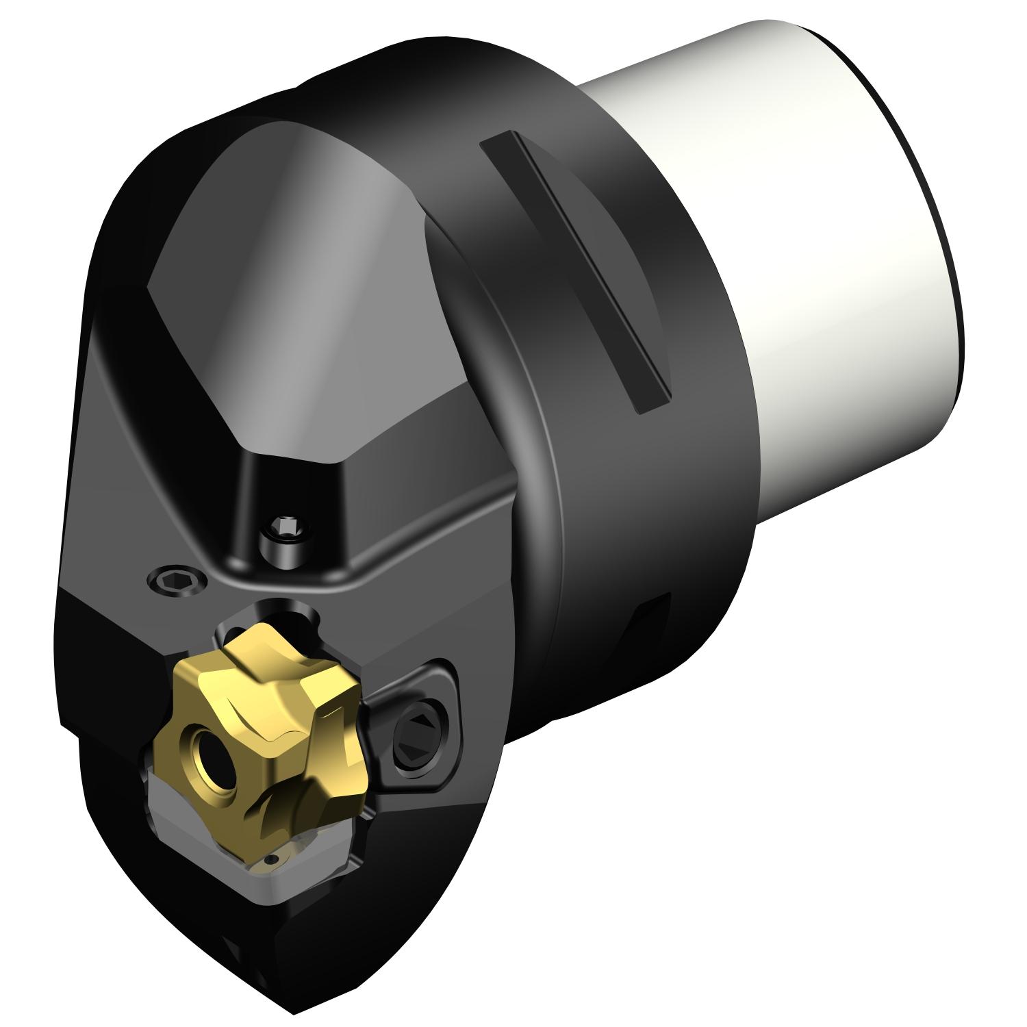 Sandvik Coromant 6814420 CoroTurn® 300 Cutting Unit Head With Through Coolant, C5 System, 60 mm L Head/Projection, Left Hand Cutting, Insert Compatibility: 3-80-101108, 90 mm OAL, Internal