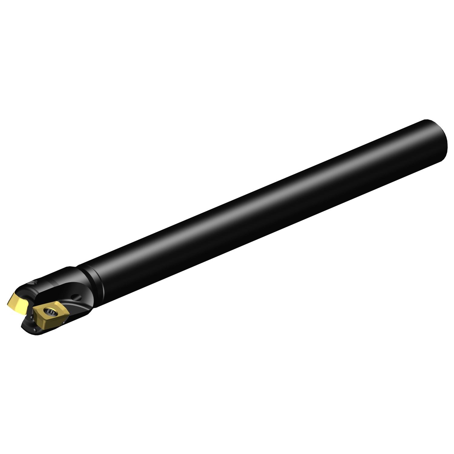 Sandvik Coromant 6851115 CoroMill® 390 Shoulder Milling Cutter, ANSI Code: RA390-010O08L-07L, 3/8 in Dia Cutting, Straight Shank, RA390..Oxx..-07 Insert, Right Hand Cutting, 90 deg Lead Angle, 0.2283 in Max Depth of Cut