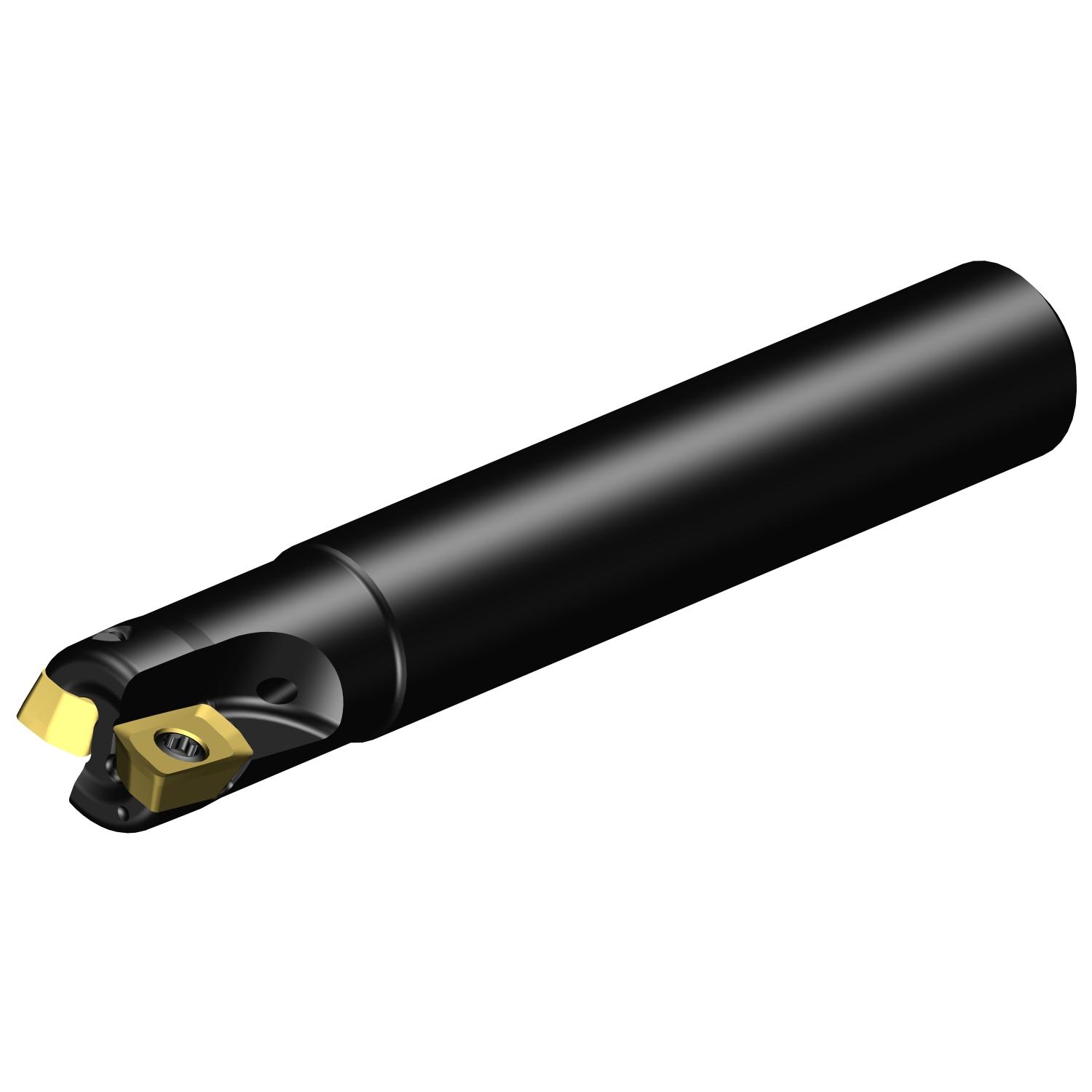 Sandvik Coromant 6851116 CoroMill® 390 Shoulder Milling Cutter, ANSI Code: RA390-010O10-07L, 3/8 in Dia Cutting, Straight Shank, RA390..Oxx..-07 Insert, Right Hand Cutting, 90 deg Lead Angle, 0.2283 in Max Depth of Cut