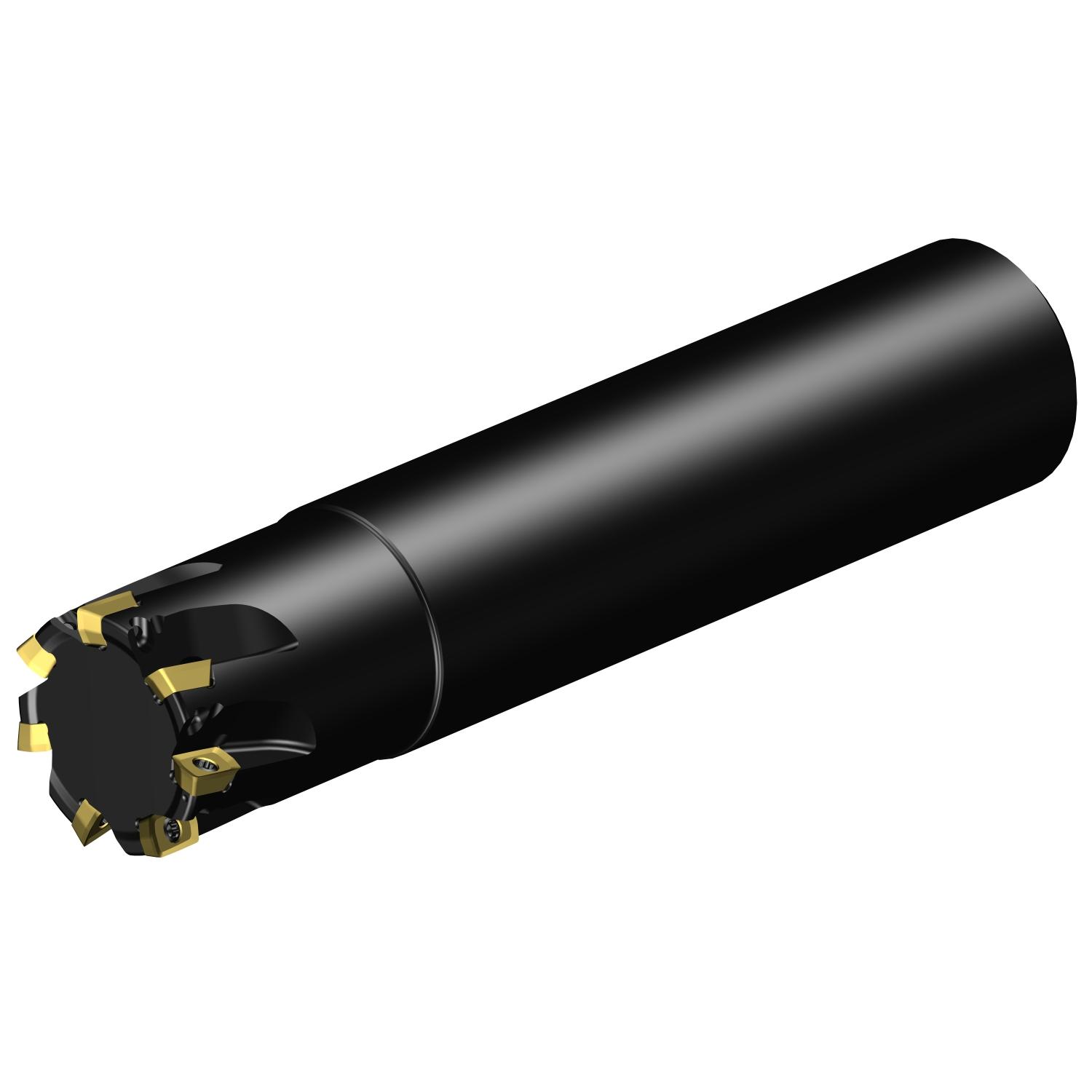 Sandvik Coromant 6851133 CoroMill® 390 Shoulder Milling Cutter, ANSI Code: RA390-025O25-07H, 1 in Dia Cutting, Straight Shank, RA390..Oxx..-07 Insert, Right Hand Cutting, 90 deg Lead Angle, 0.2283 in Max Depth of Cut
