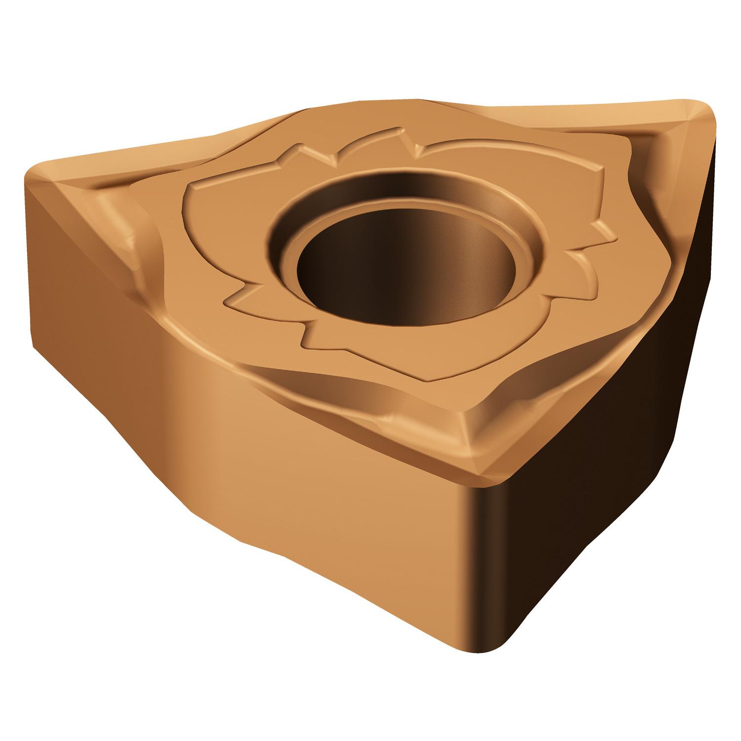 Sandvik Coromant 6851294 T-Max® P Turning Insert, ANSI Code: WNGG 433-SGF 1115, WNGG Insert, Material Grade: M, S, 433 Insert, Trigon Shape, 08 Seat, Negative Rake, Neutral Cutting, For Use On Stainless Steel, Heat Resistant Super Alloys and Titanium