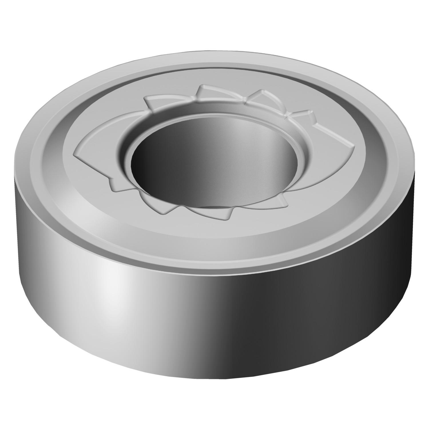 Sandvik Coromant 6851327 T-Max® P 2-Sided Basic Shape Turning Insert, ANSI Code: RNMG 64-SM H13A, RNMG Insert, Material Grade: M, S, 64 Insert, Round Shape, 19 Seat, Negative Rake, Neutral Cutting, For Use On Heat Resistant Super Alloys and Stainless Steel