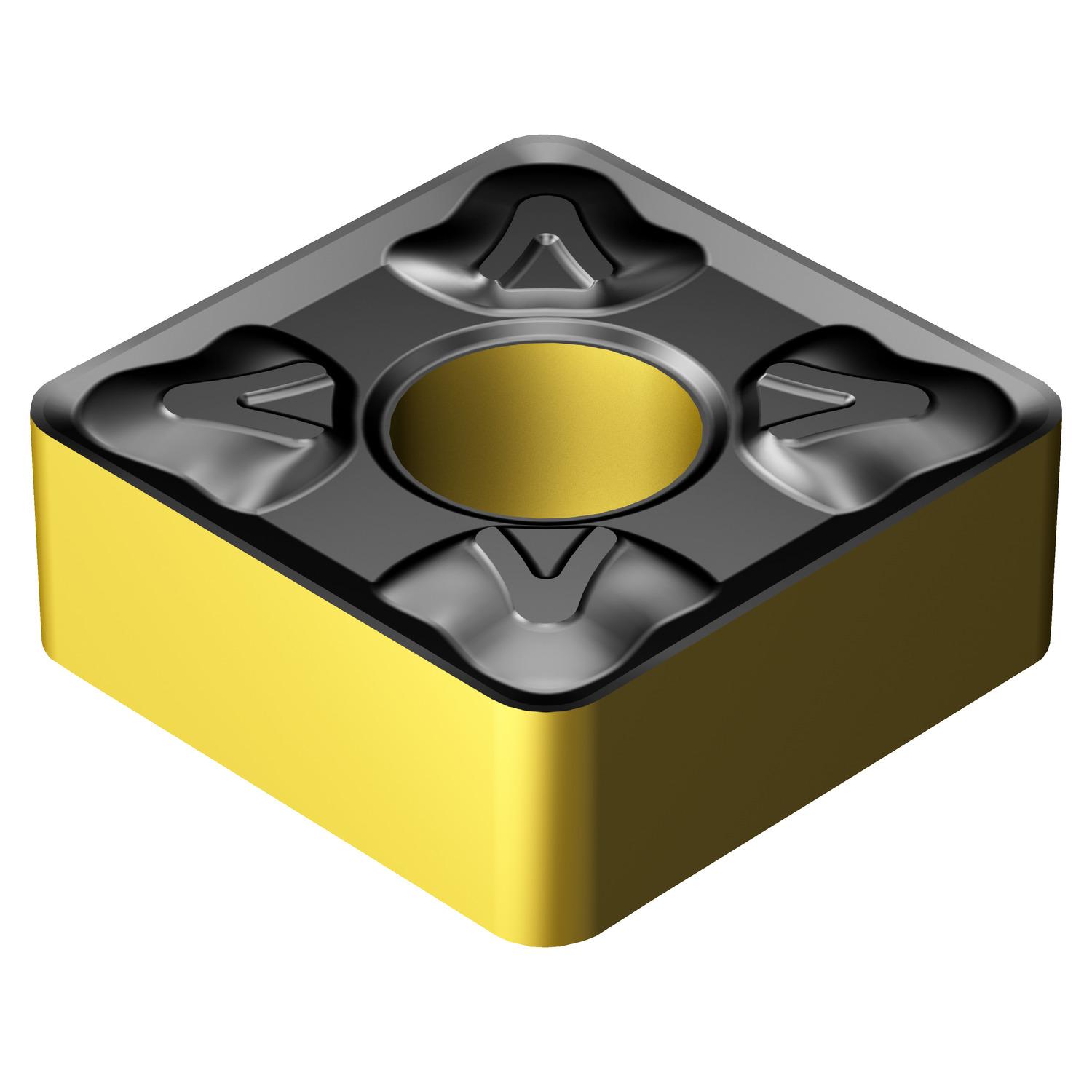 Sandvik Coromant 6863499 T-Max® P Turning Insert, ANSI Code: SNMG 432-XM 4325, SNMG Insert, Material Grade: K, P, 432 Insert, Squared Shape, 12 Seat, Negative Rake, Neutral Cutting, For Use On Cast Iron and Steel, Carbide, Manufacturer's Grade: 4325
