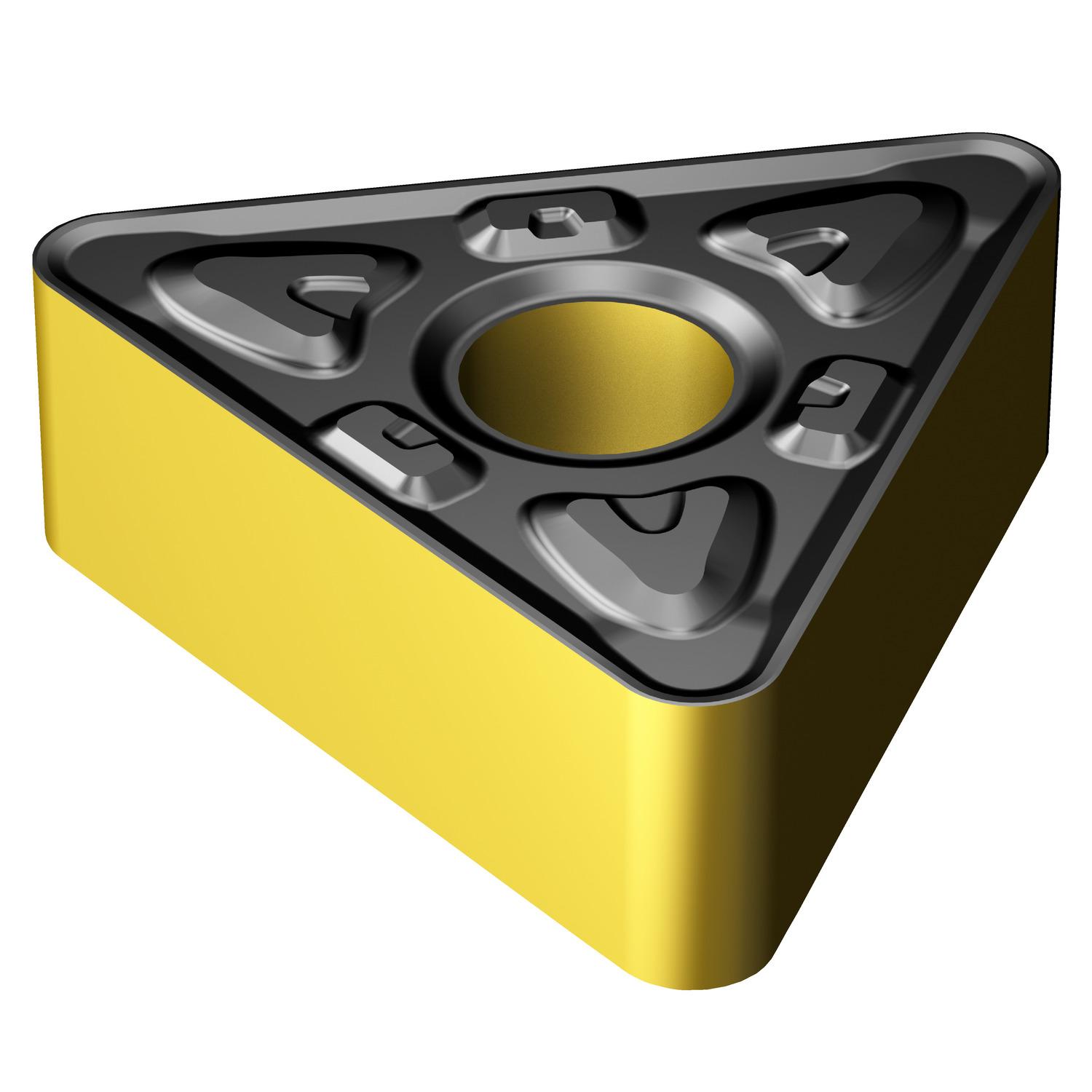 Sandvik Coromant 6863507 T-Max® P Basic Shape Turning Insert, ANSI Code: TNMG 332-XMR 4325, TNMG Insert, Material Grade: P, 332 Insert, Triangular Shape, 16 Seat, Negative Rake, Neutral Cutting, For Use On Steel, Carbide, Manufacturer's Grade: 4325