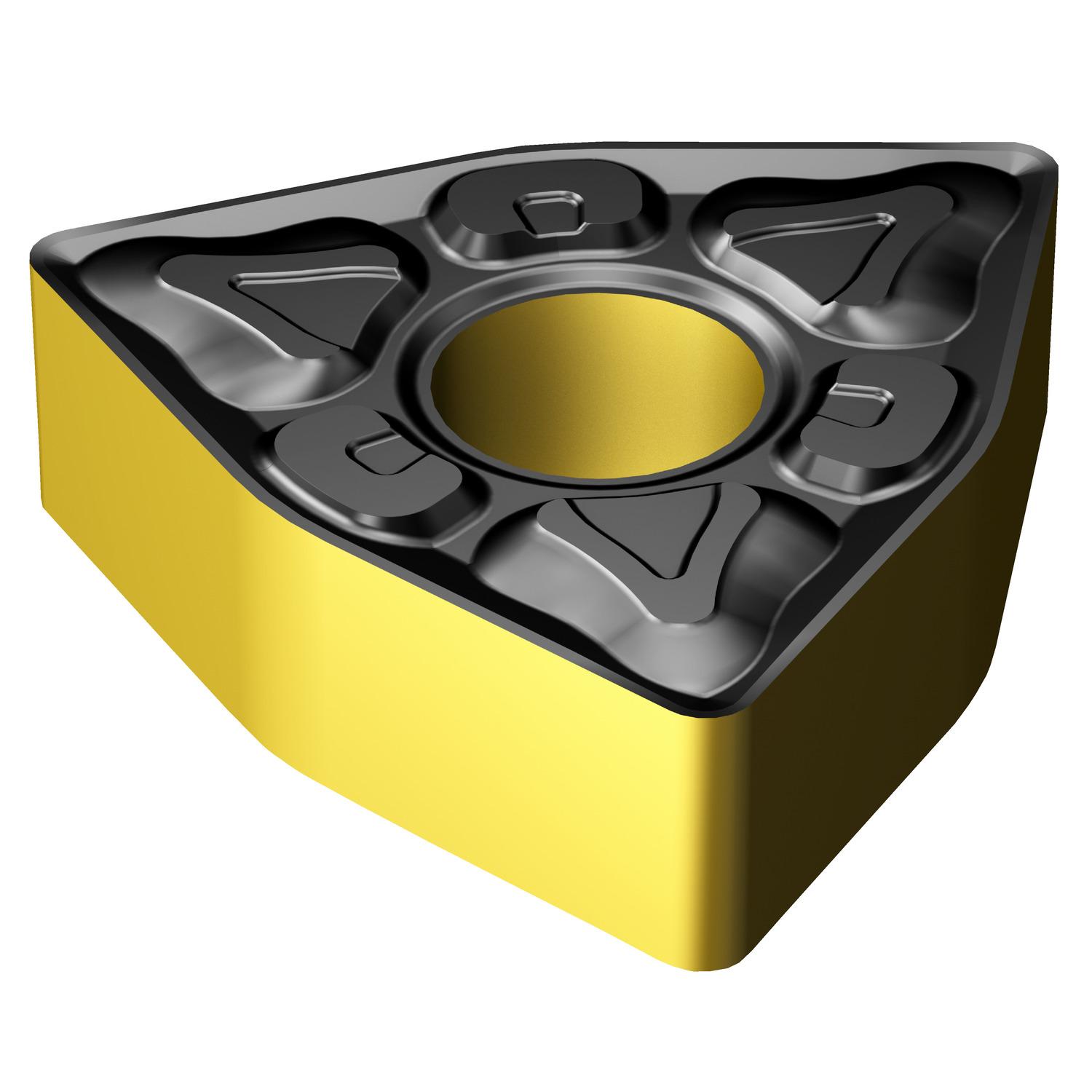 Sandvik Coromant 6863512 T-Max® P Turning Insert, ANSI Code: WNMG 332-XM 4325, WNMG Insert, Material Grade: K, P, 332 Insert, Trigon Shape, 06 Seat, Negative Rake, Neutral Cutting, For Use On Cast Iron and Steel, Carbide, Manufacturer's Grade: 4325