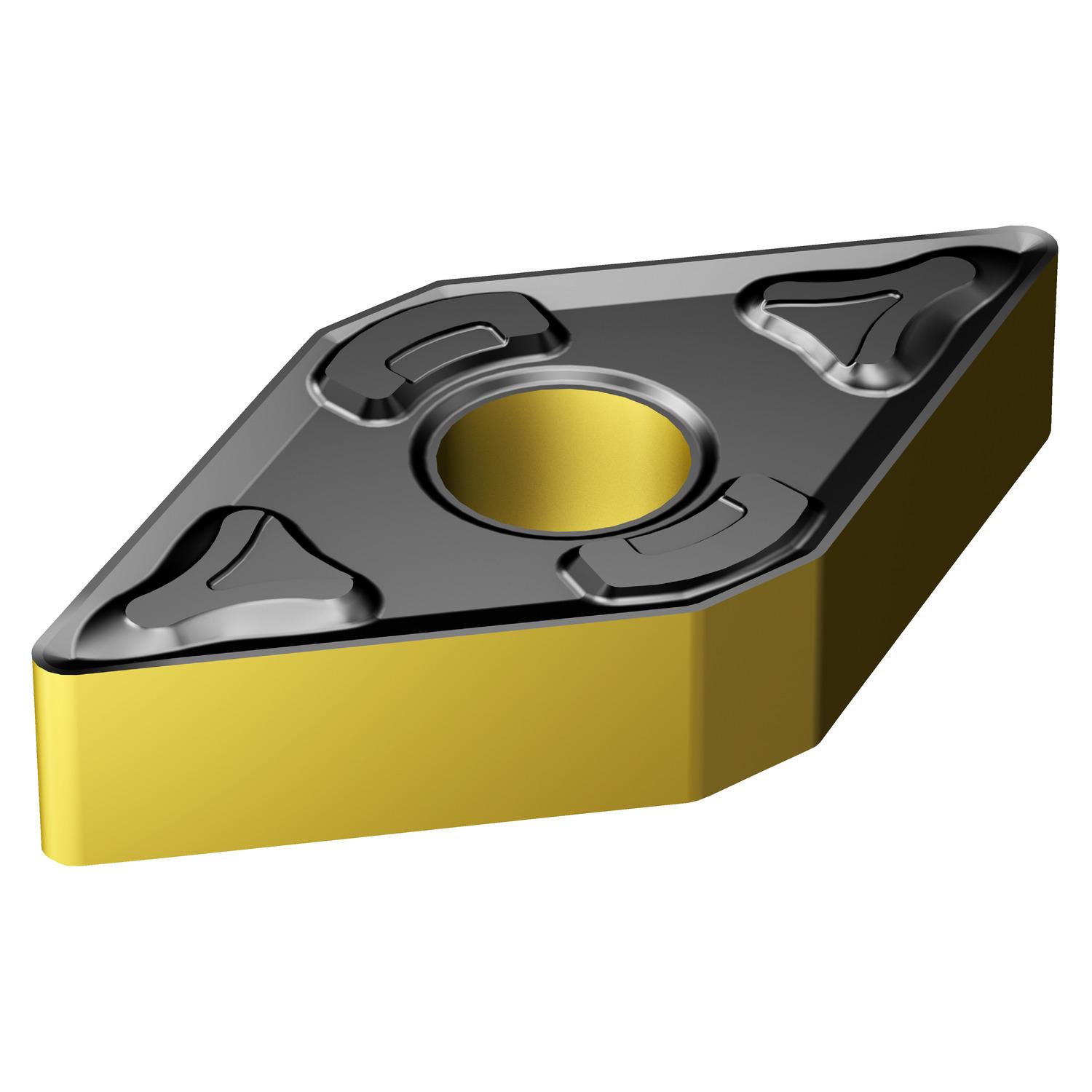 Sandvik Coromant 6863490 T-Max® P Turning Insert, ANSI Code: DNMG 431-XM 4325, DNMG Insert, Material Grade: K, P, 431 Insert, Rhombic Shape, 15 Seat, Negative Rake, Neutral Cutting, For Use On Cast Iron and Steel, Carbide, Manufacturer's Grade: 4325