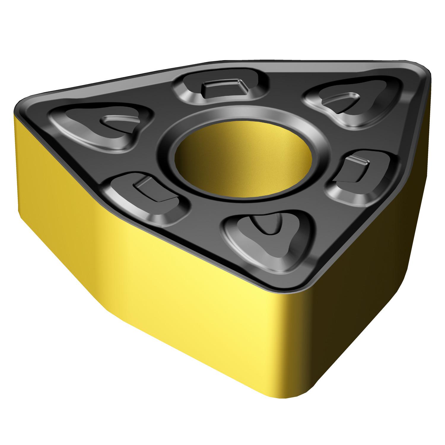 Sandvik Coromant 6863517 T-Max® P Turning Insert, ANSI Code: WNMG 433-XMR 4325, WNMG Insert, Material Grade: K, P, 433 Insert, Trigon Shape, 08 Seat, Negative Rake, Neutral Cutting, For Use On Cast Iron and Steel, Carbide, Manufacturer's Grade: 4325