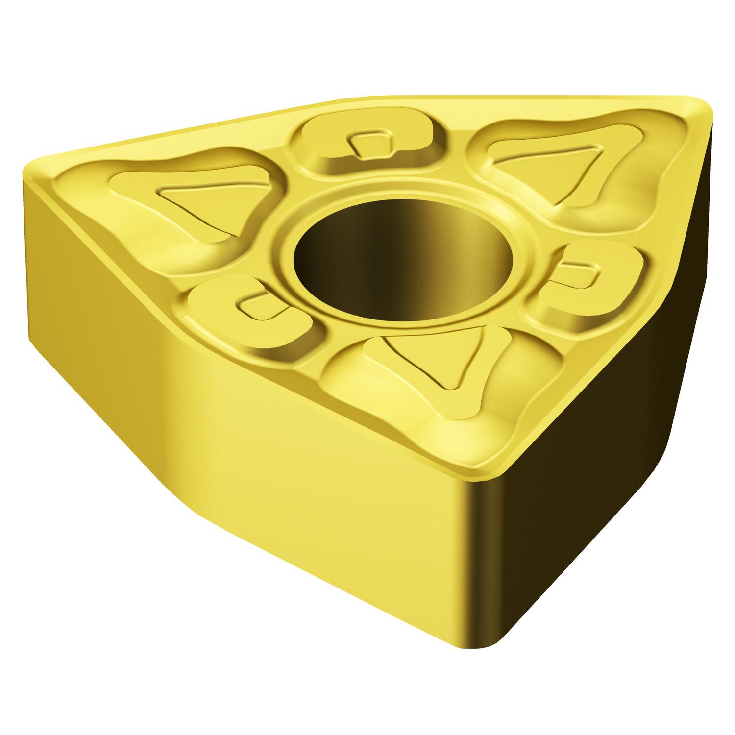 Sandvik Coromant 6863577 T-Max® P Turning Insert, ANSI Code: WNMG 432-XM 2025, WNMG Insert, Material Grade: M, 432 Insert, Trigon Shape, 08 Seat, Negative Rake, Neutral Cutting, For Use On Stainless Steel, Carbide, Manufacturer's Grade: 2025