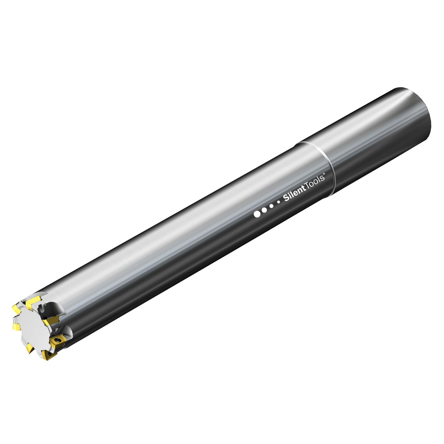 Sandvik Coromant 7002069 CoroMill® 390 Damped Shoulder Milling Cutter, ANSI Code: R390-020A20D-11L, 0.7874 in Dia Cutting, R390..AxxD Insert, Right Hand Cutting, 90 deg Lead Angle, 0.394 in Max Depth of Cut