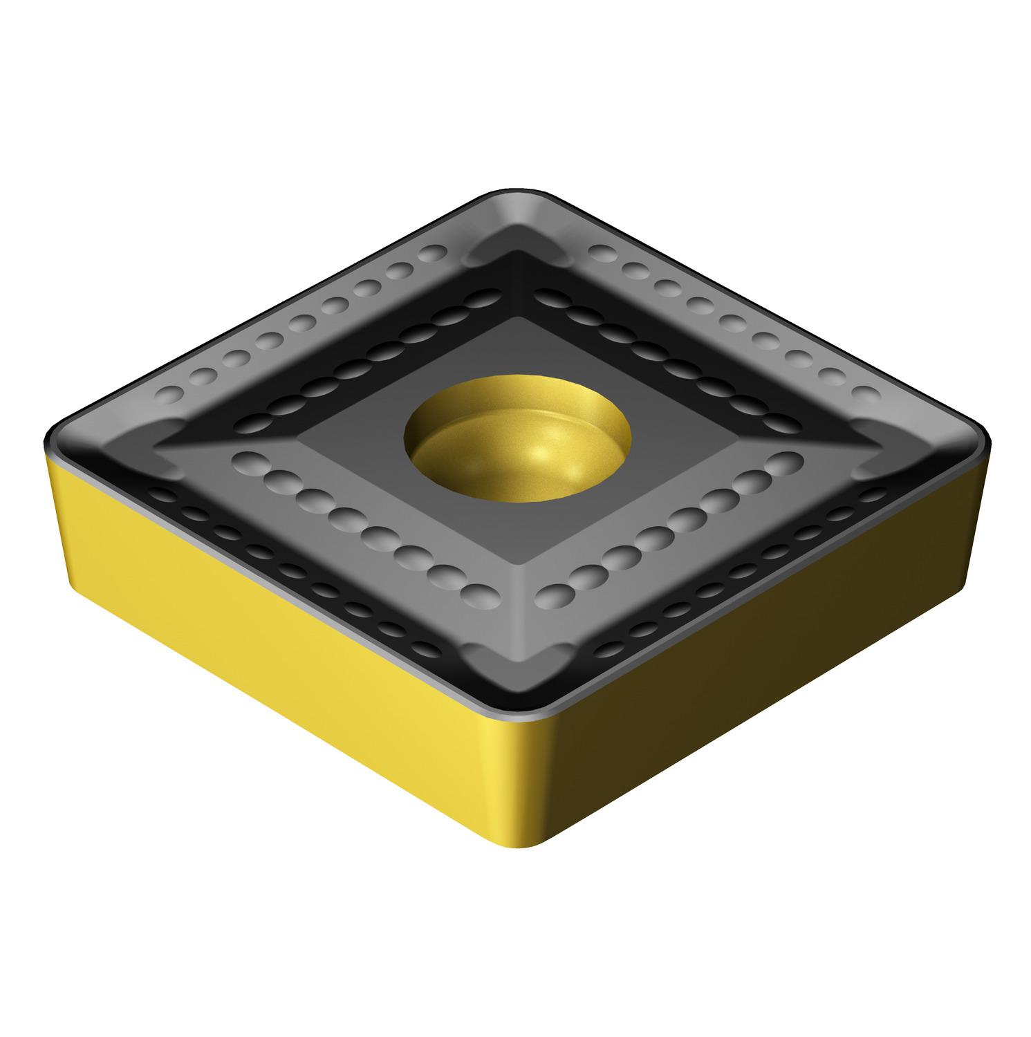 Sandvik Coromant 7081126 CoroTurn® 107 Turning Insert, ANSI Code: SCMT 38 09 32-XM 4335, SCMT Insert, Material Grade: P, 380932 Insert, Squared Shape, 38 Seat, Positive Rake, Neutral Cutting, For Use On Steel, Carbide, Manufacturer's Grade: 4335