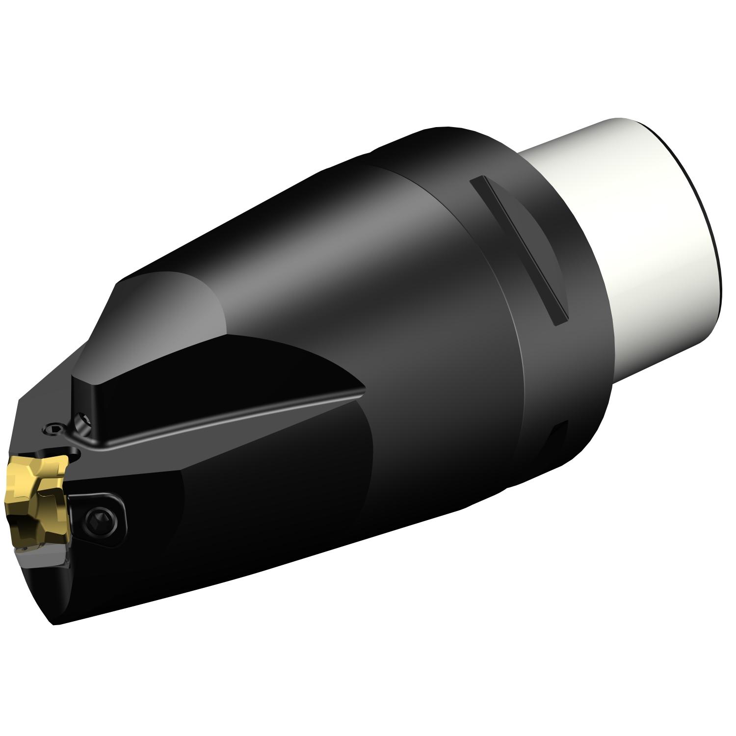 Sandvik Coromant 7096823 CoroTurn® 300 Cutting Unit Head With Through Coolant, C6 System, 115 mm L Head/Projection, Neutral Cutting, Insert Compatibility: 3-80-101108, Internal