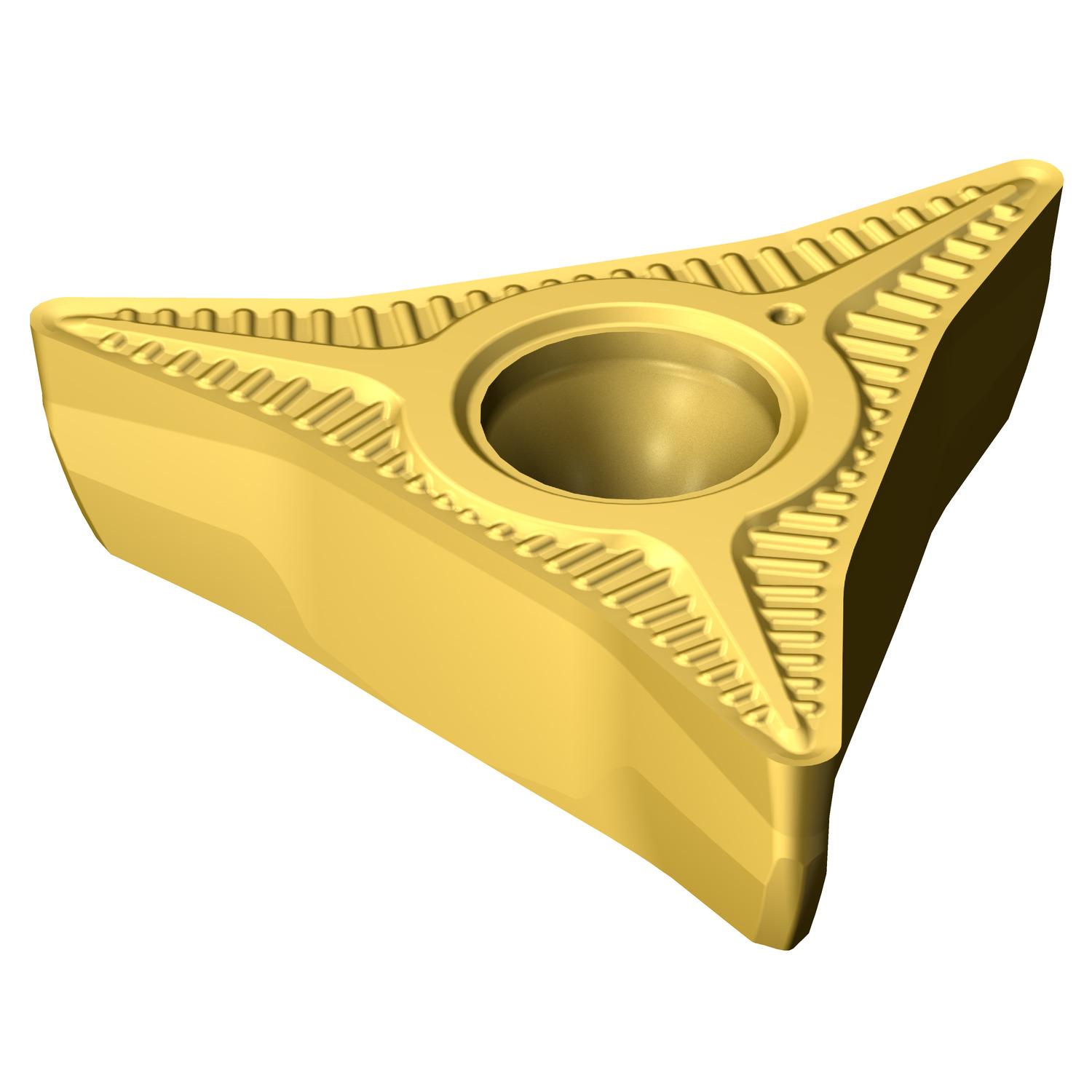 Sandvik Coromant 7100701 CoroTurn® Prime Turning Insert, ANSI Code: CP-A1104-L5 2025, CP-A Insert, Material Grade: M, 1104 Insert, Triangular Shape, 11 Seat, Positive Rake, Neutral Cutting, For Use On Stainless Steel, Carbide, Manufacturer's Grade: 2025