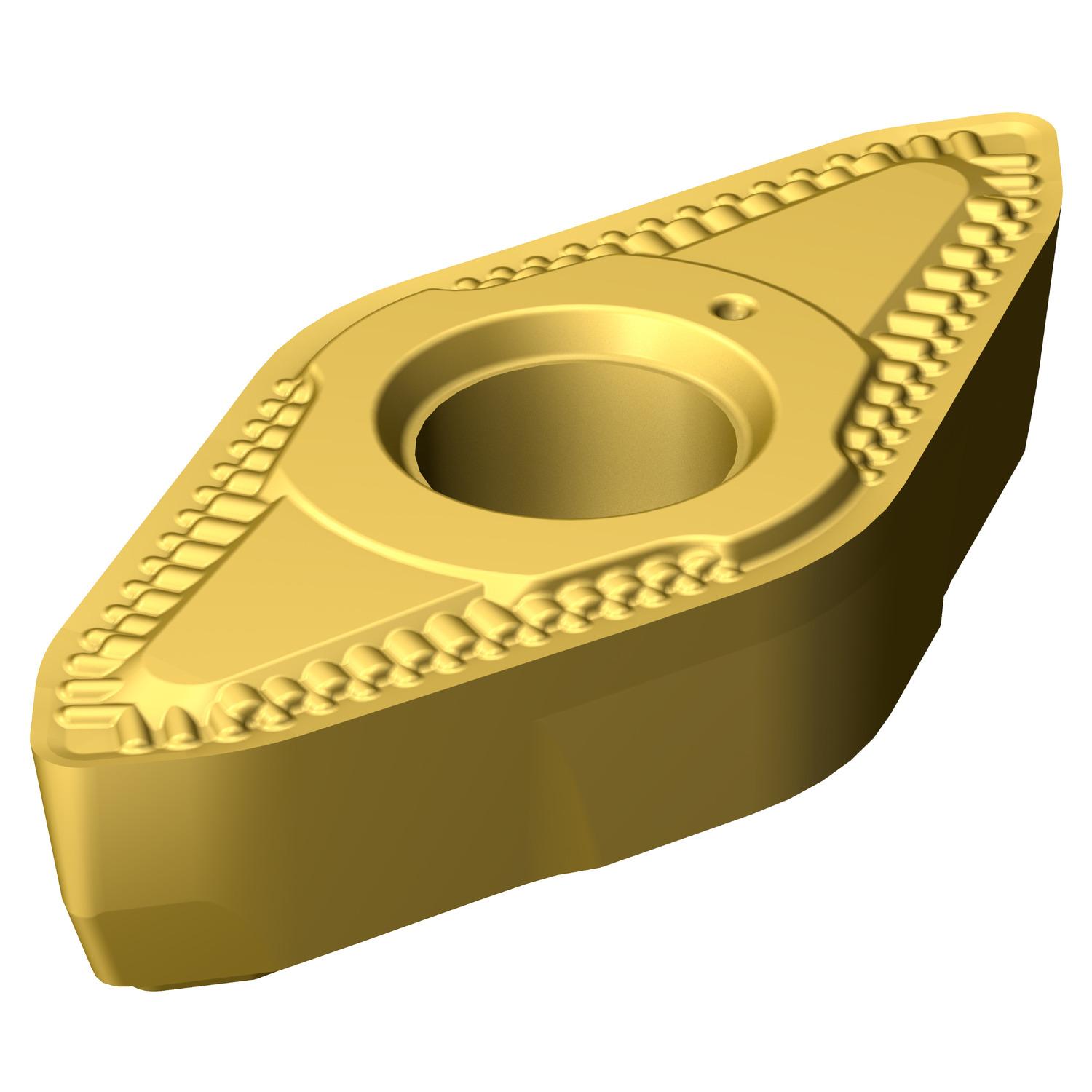 Sandvik Coromant 7100707 CoroTurn® Prime Turning Insert, ANSI Code: CP-B1108-M5 2025, CP-B Insert, Material Grade: M, 1108 Insert, Diamond Shape, 11 Seat, Positive Rake, Neutral Cutting, For Use On Stainless Steel, Carbide, Manufacturer's Grade: 2025