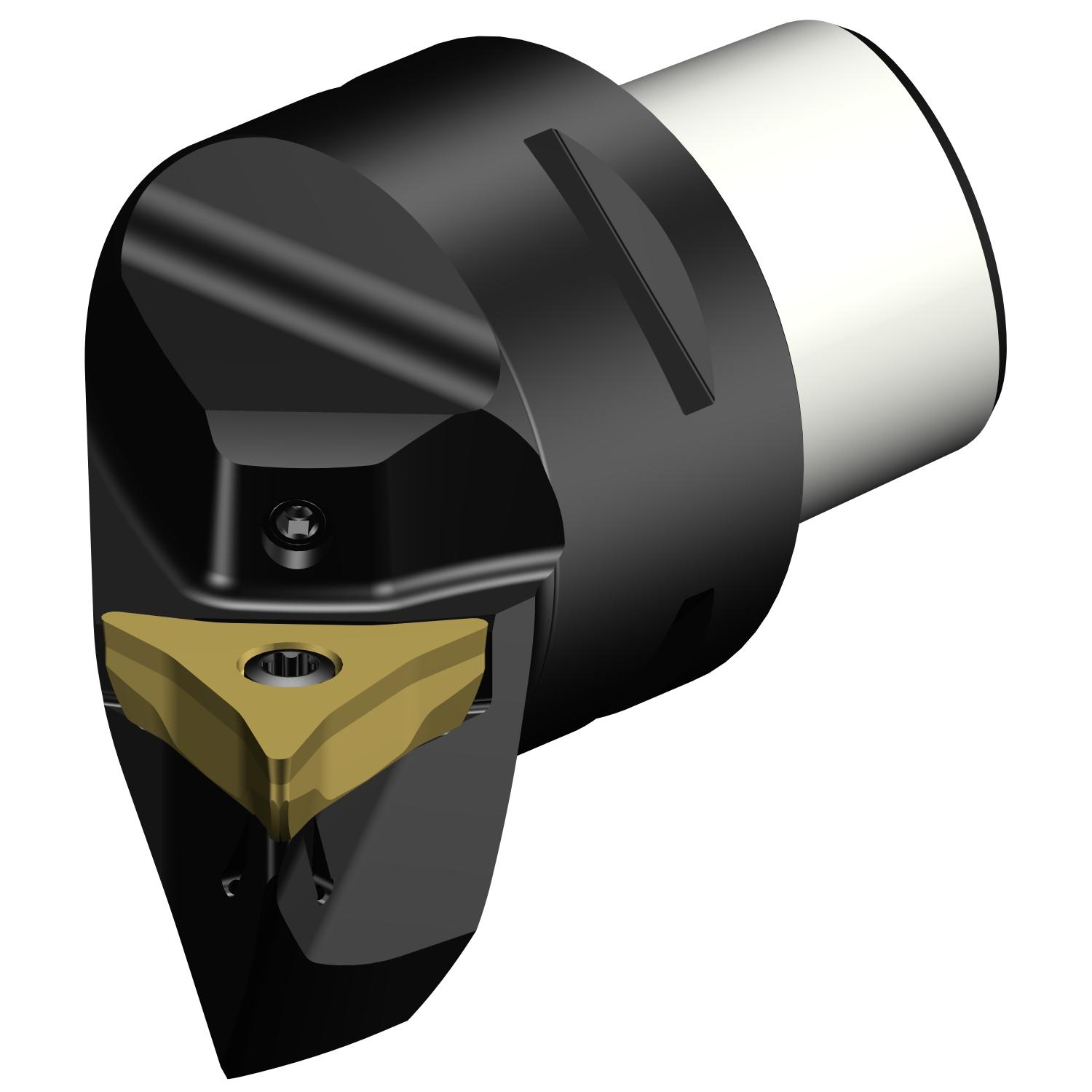 Sandvik Coromant 7100710 CoroTurn® Prime Cutting Unit Head With Precision Coolant, C4 System, 50 mm L Head/Projection, Right Hand Cutting, Insert Compatibility: CP-A1108, External