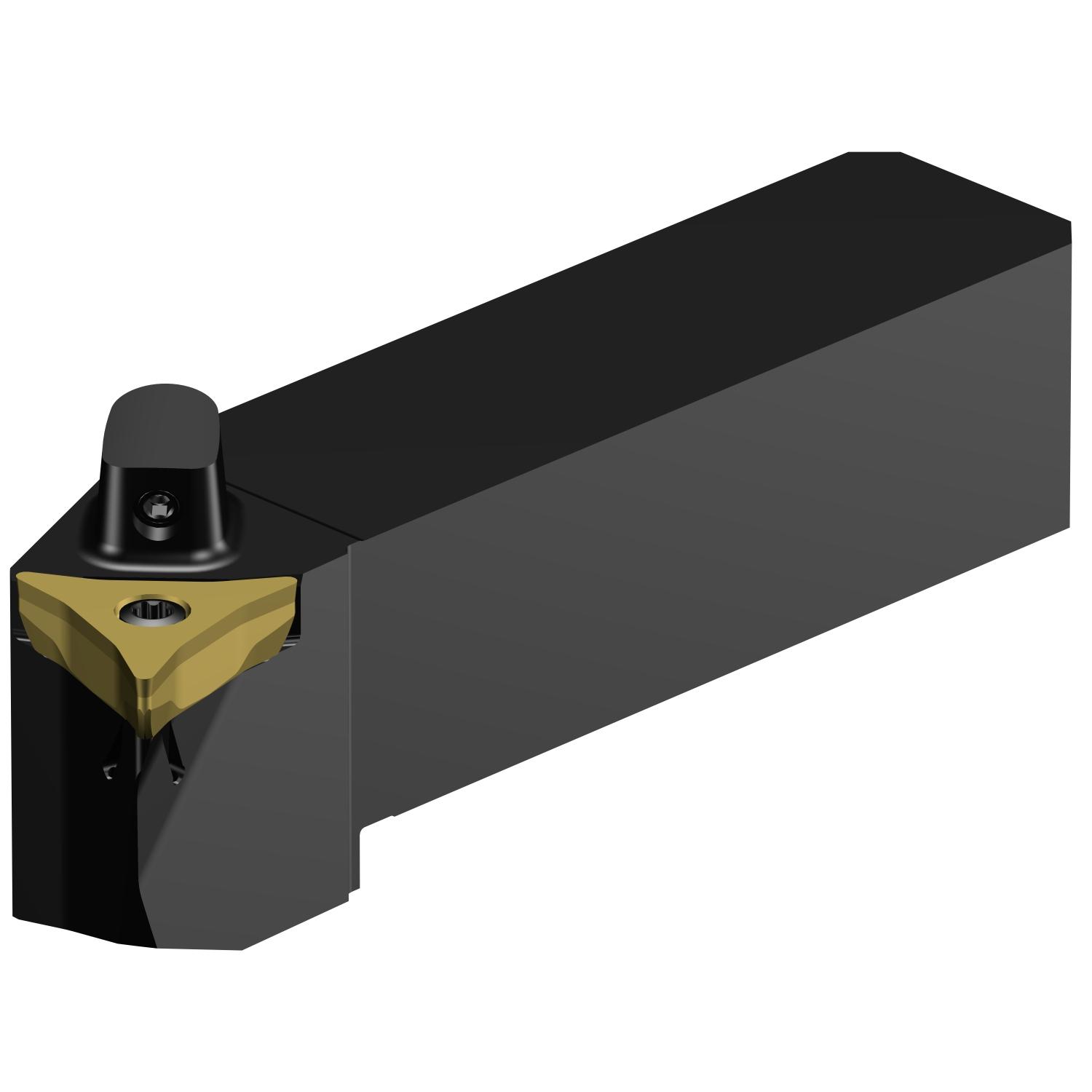 Sandvik Coromant 7100724 CoroTurn Prime QS Indexable Turning Tool Holder With Internal Coolant Channel, ANSI Code: QS-CP-30AR-16-11C, CP-A1104-L5 4325, CP-A1108-L5W 4325, CP-A1104-L5 2025, CP-A1108-L5W 2025 and CP-A1104-L5 1115 Insert, Right Hand Cutting