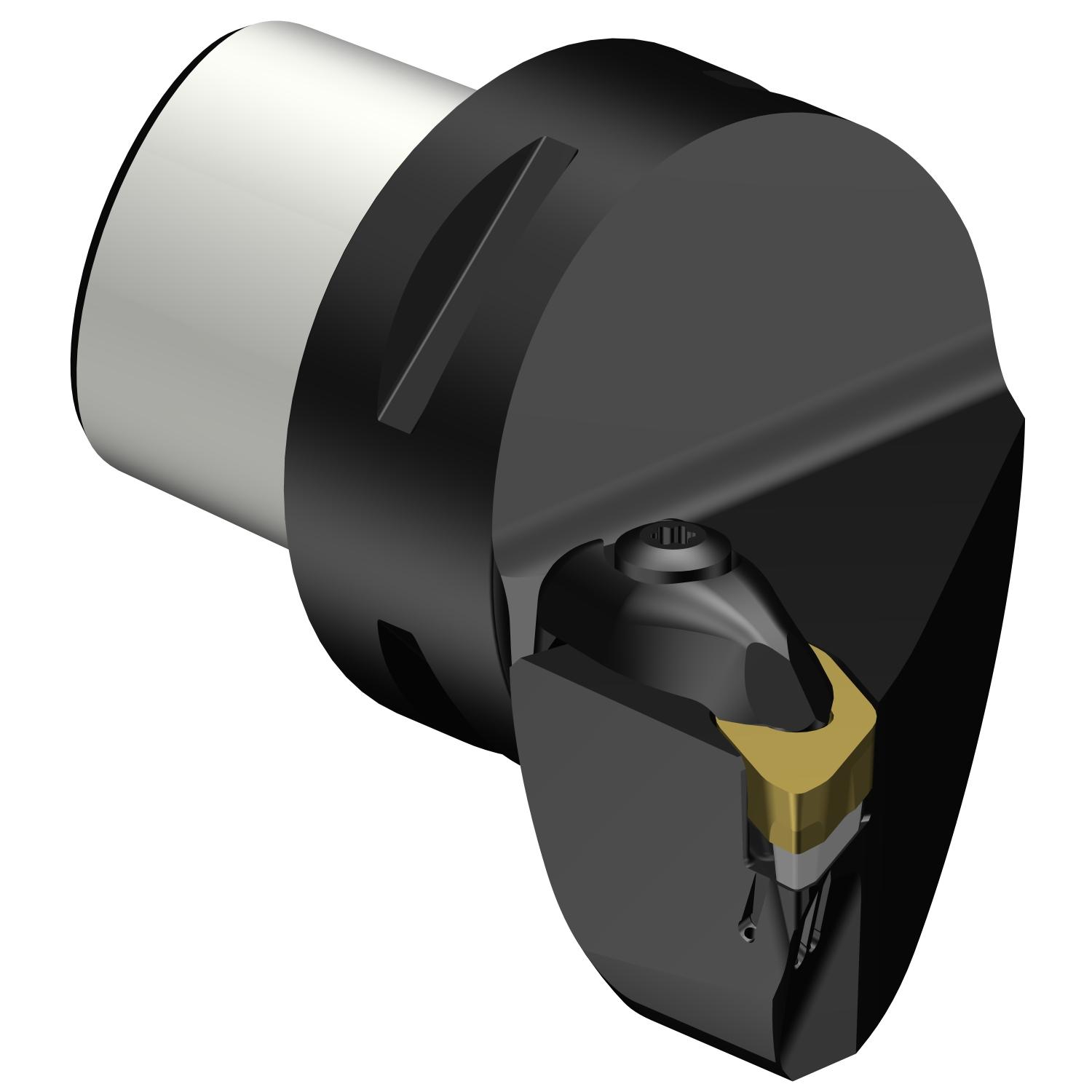 Sandvik Coromant 7100731 CoroTurn® Prime Cutting Unit Head With Precision Coolant, C5 System, 60 mm L Head/Projection, Left Hand Cutting, Insert Compatibility: CP-B1108, External