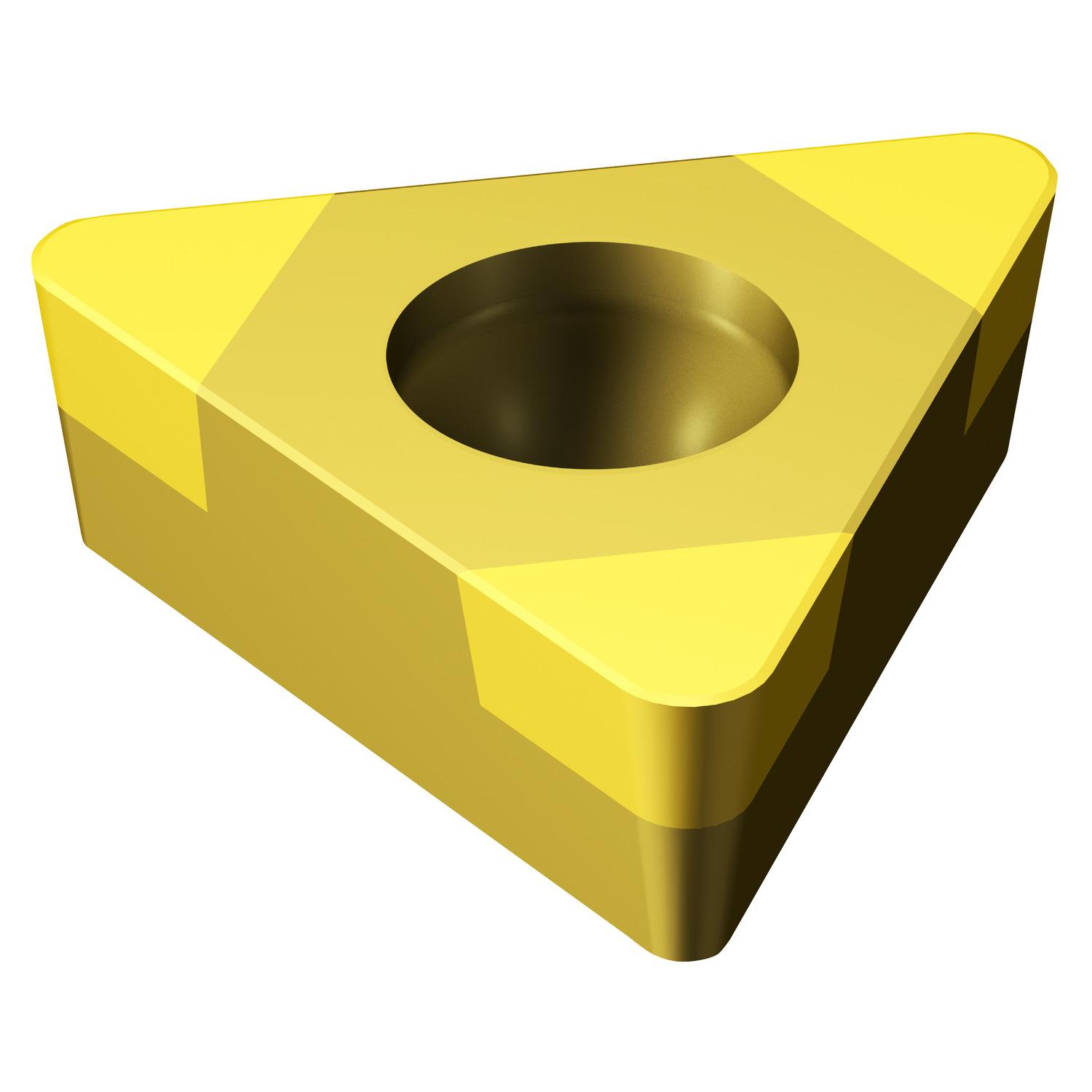 Sandvik Coromant 7105982 CoroTurn® 107 Turning Insert, ANSI Code: TCGW1.8(1.5)1S0320F 7105, TCGW Insert, Material Grade: H, 1.8(1.5)1 Insert, Triangular Shape, 09 Seat, Positive Rake, Neutral Cutting, For Use On Hardened Steel, Carbide