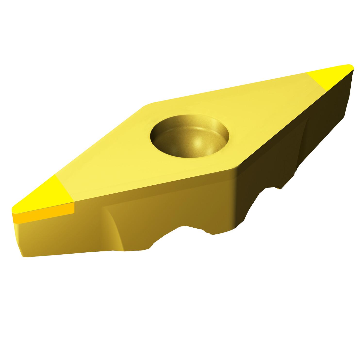 Sandvik Coromant 7105993 CoroTurn® TR Basic Shape Turning Insert, ANSI Code: TR-VB1304S01020F 7105, TR-VB Insert, Material Grade: H, 1304 Insert, Rhombic Shape, 13 Seat, Positive Rake, Neutral Cutting, For Use On Hardened Steel, Carbide