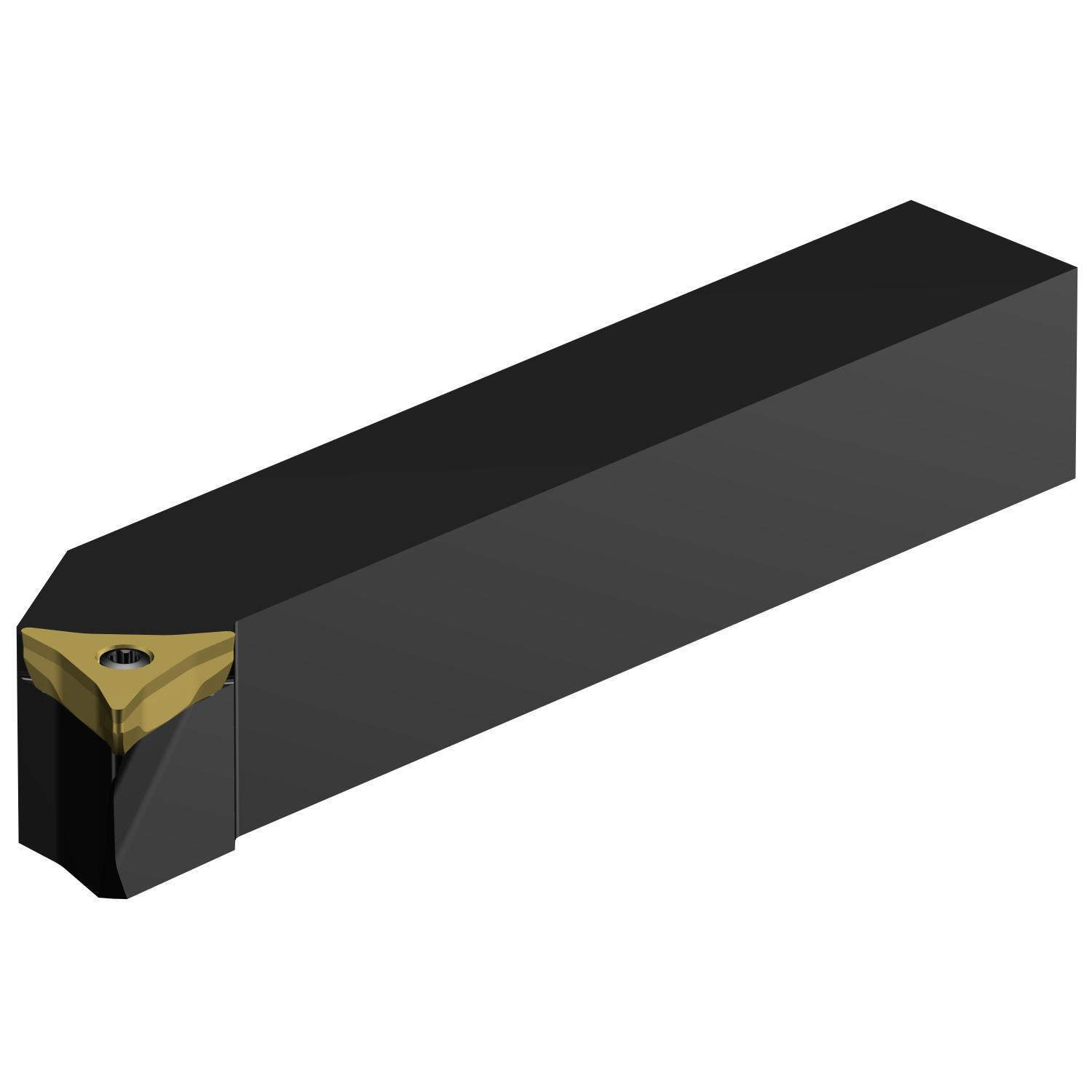 Sandvik Coromant 7182428 CoroTurn Prime QS Indexable Turning Tool Holder, ANSI Code: CP-30AR-2525-11, CP-A1104-L5 4325, CP-A1108-L5W 4325, CP-A1104-L5 2025, CP-A1108-L5W 2025 and CP-A1104-L5 1115 Insert, Right Hand Cutting, 25 mm H x 25 mm W, 150 mm OAL
