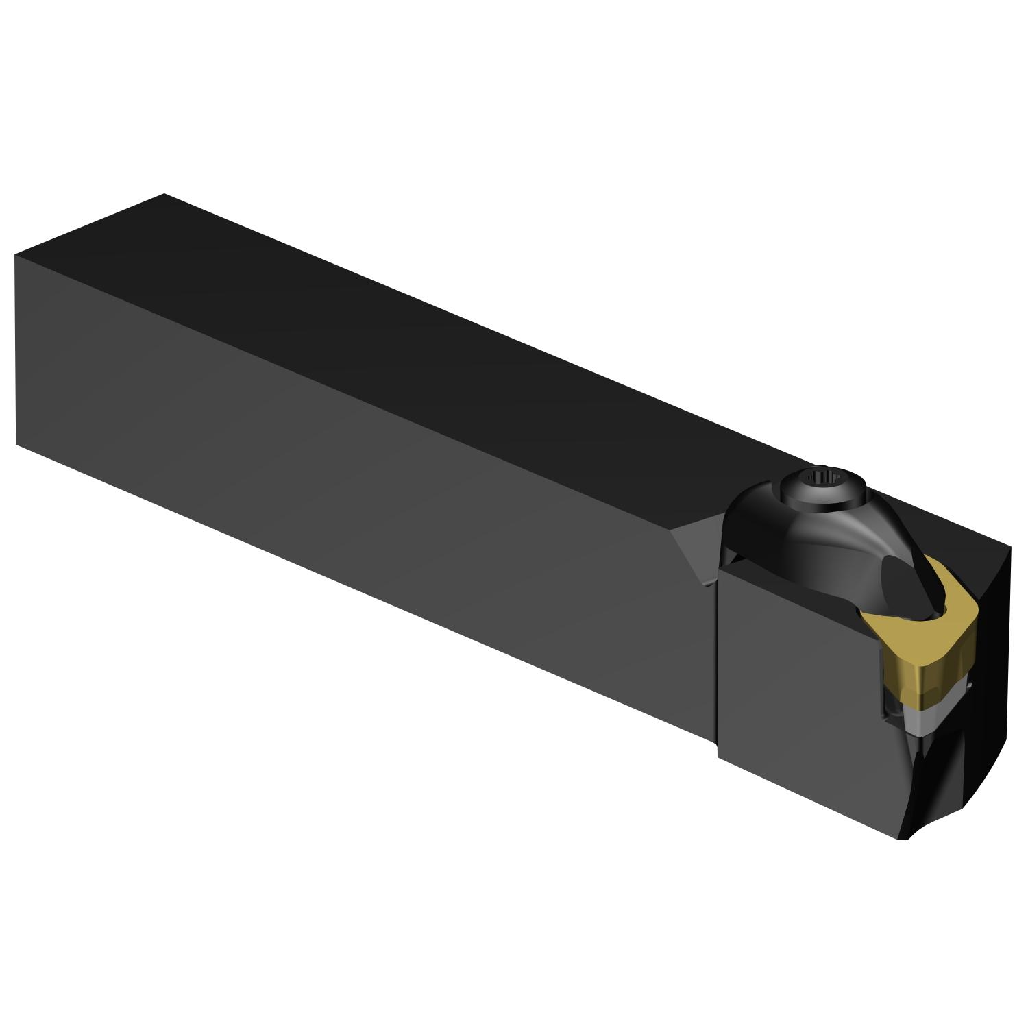 Sandvik Coromant 7182455 CoroTurn Prime Indexable Turning Tool Holder, ANSI Code: CP-25BL-2020-11, CP-B1108-M5 4325, CP-B1108-M5W 4325, CP-B1108-M5 2025, CP-B1108-M5W 2025 and CP-B1108-M5 1115 Insert, Left Hand Cutting, 20 mm H x 20 mm W Rectangle Shank