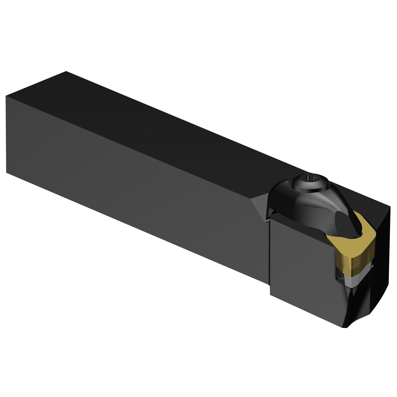 Sandvik Coromant 7182459 CoroTurn Prime Indexable Turning Tool Holder, ANSI Code: CP-25BL-12-11, CP-B1108-M5 4325, CP-B1108-M5W 4325, CP-B1108-M5 2025, CP-B1108-M5W 2025 and CP-B1108-M5 1115 Insert, Left Hand Cutting, 3/4 in H x 3/4 in W Rectangle Shank