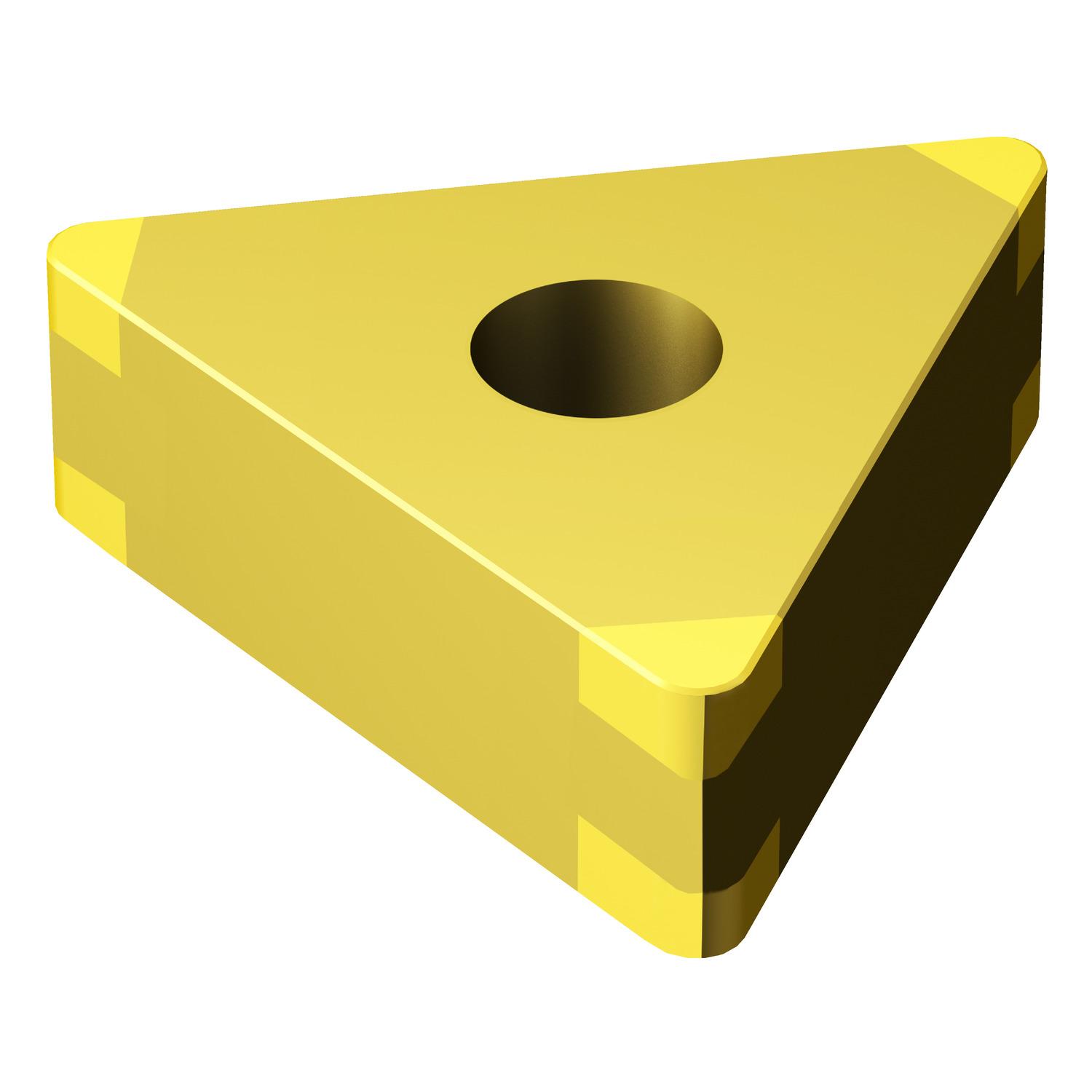 Sandvik Coromant 7190826 T-Max® P Basic Shape Turning Insert, ANSI Code: TNGA331S0525H 7105, TNGA Insert, Material Grade: H, 331 Insert, Triangular Shape, 16 Seat, Negative Rake, Neutral Cutting, For Use On Hardened Steel, Carbide