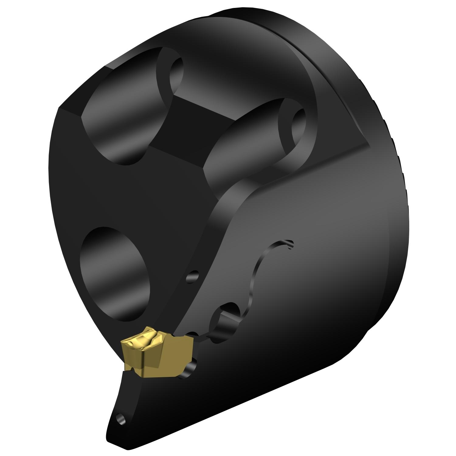 Sandvik Coromant 7192489 CoroCut® QF Modular Grooving Cutting Unit Head, 32 System, Right Hand Cutting, SL-QFU-RG Modular Head, QFU-G Insert, Insert Compatibility: QFU-G-0300-03-TF