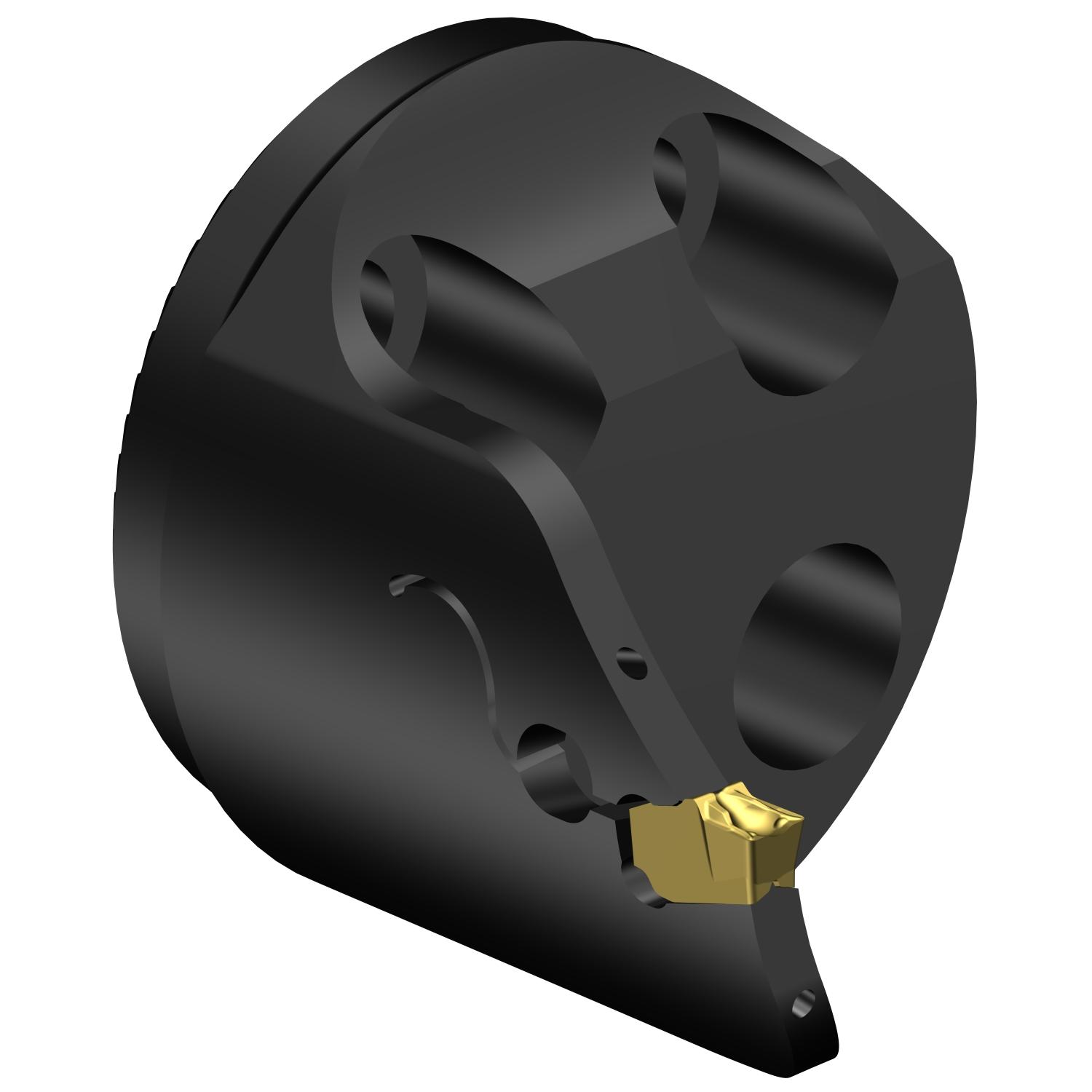 Sandvik Coromant 7192492 CoroCut® QF Modular Grooving Cutting Unit Head, 32 System, Left Hand Cutting, SL-QFT-LG Modular Head, QFT-G Insert, Insert Compatibility: QFT-G-0300-03-TF