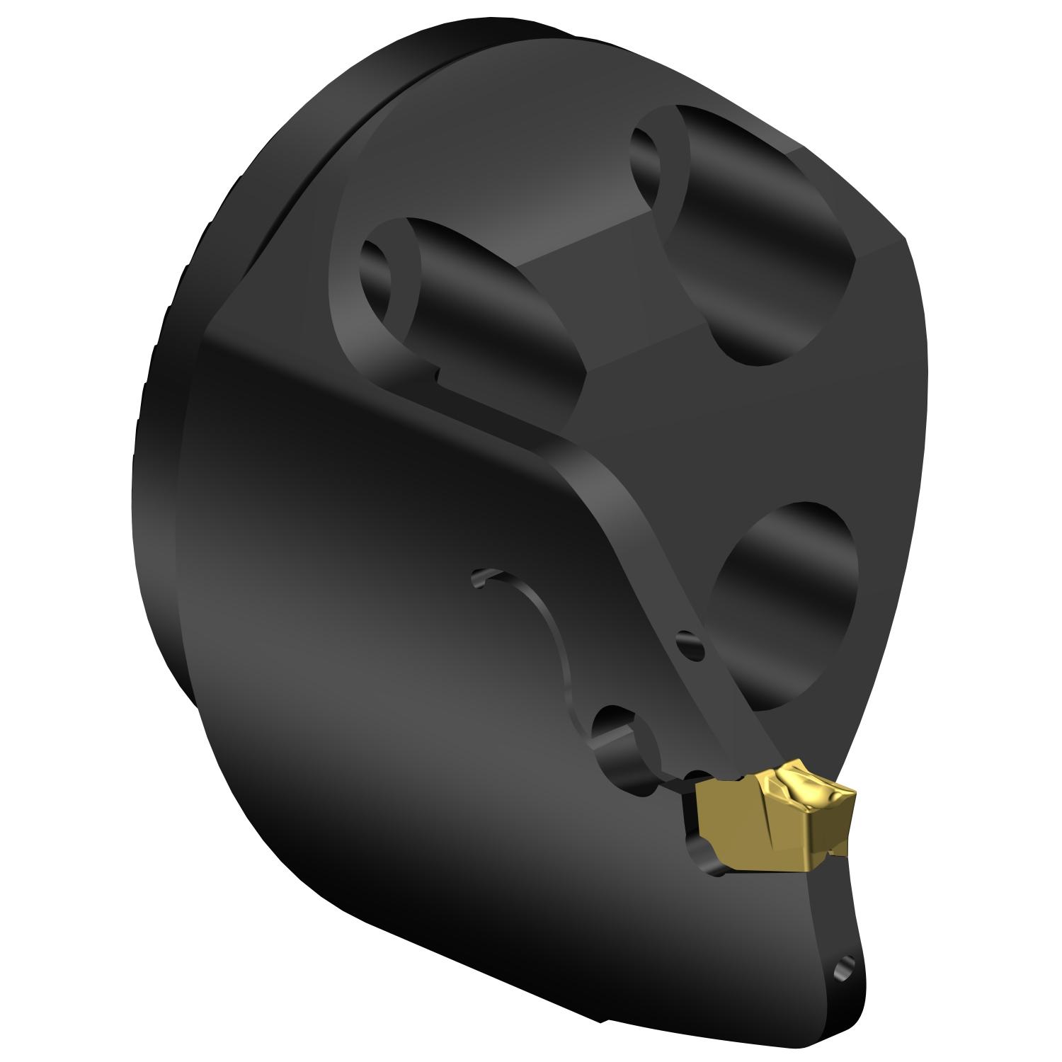 Sandvik Coromant 7192494 CoroCut® QF Modular Grooving Cutting Unit Head, 32 System, Left Hand Cutting, SL-QFT-LG Modular Head, QFT-G Insert, Insert Compatibility: QFT-G-0300-03-TF
