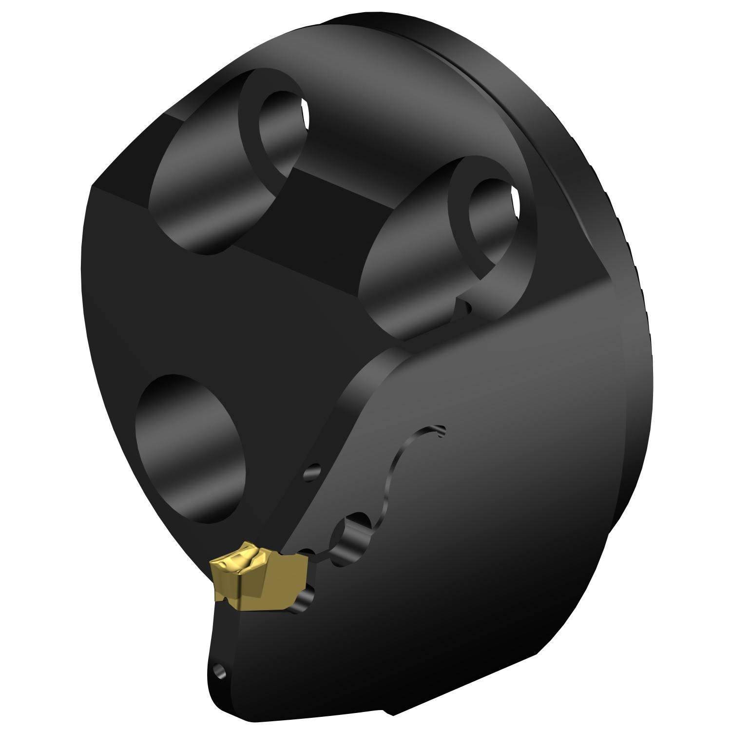 Sandvik Coromant 7192497 CoroCut® QF Modular Grooving Cutting Unit Head, 40 System, Right Hand Cutting, SL-QFU-RG Modular Head, QFU-G Insert, Insert Compatibility: QFU-G-0300-03-TF