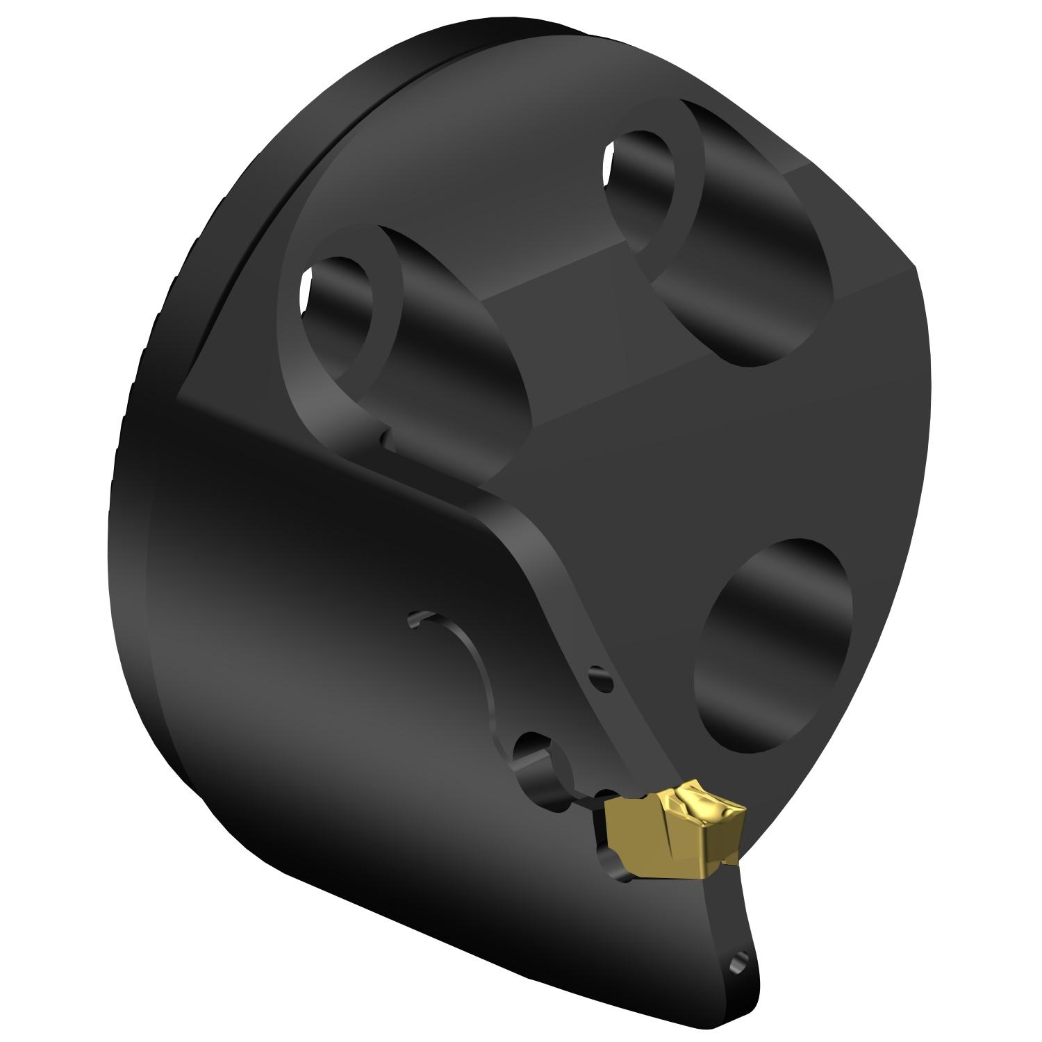 Sandvik Coromant 7192501 CoroCut® QF Modular Grooving Cutting Unit Head, 40 System, Left Hand Cutting, SL-QFT-LG Modular Head, QFT-G Insert, Insert Compatibility: QFT-G-0300-03-TF