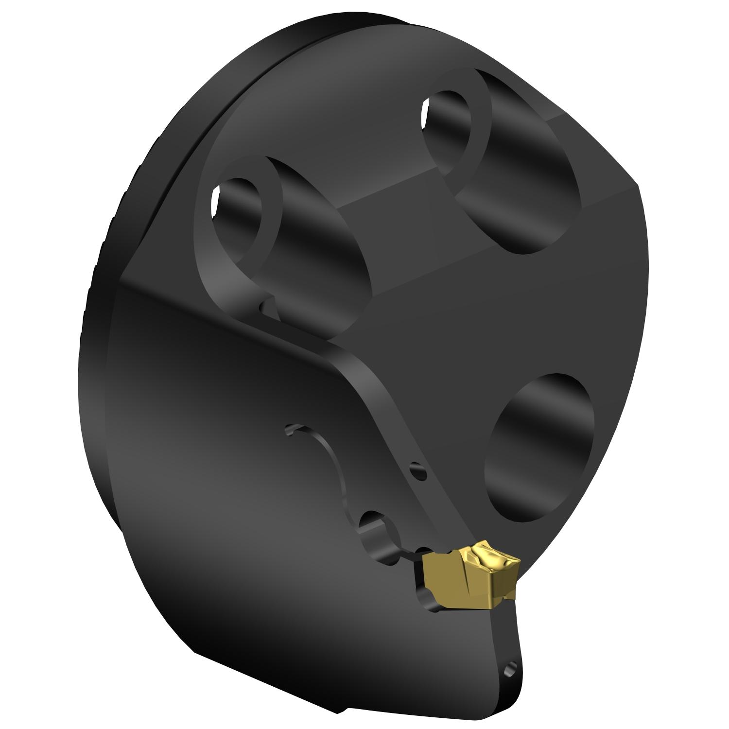 Sandvik Coromant 7192503 CoroCut® QF Modular Grooving Cutting Unit Head, 40 System, Left Hand Cutting, SL-QFT-LG Modular Head, QFT-G Insert, Insert Compatibility: QFT-G-0300-03-TF