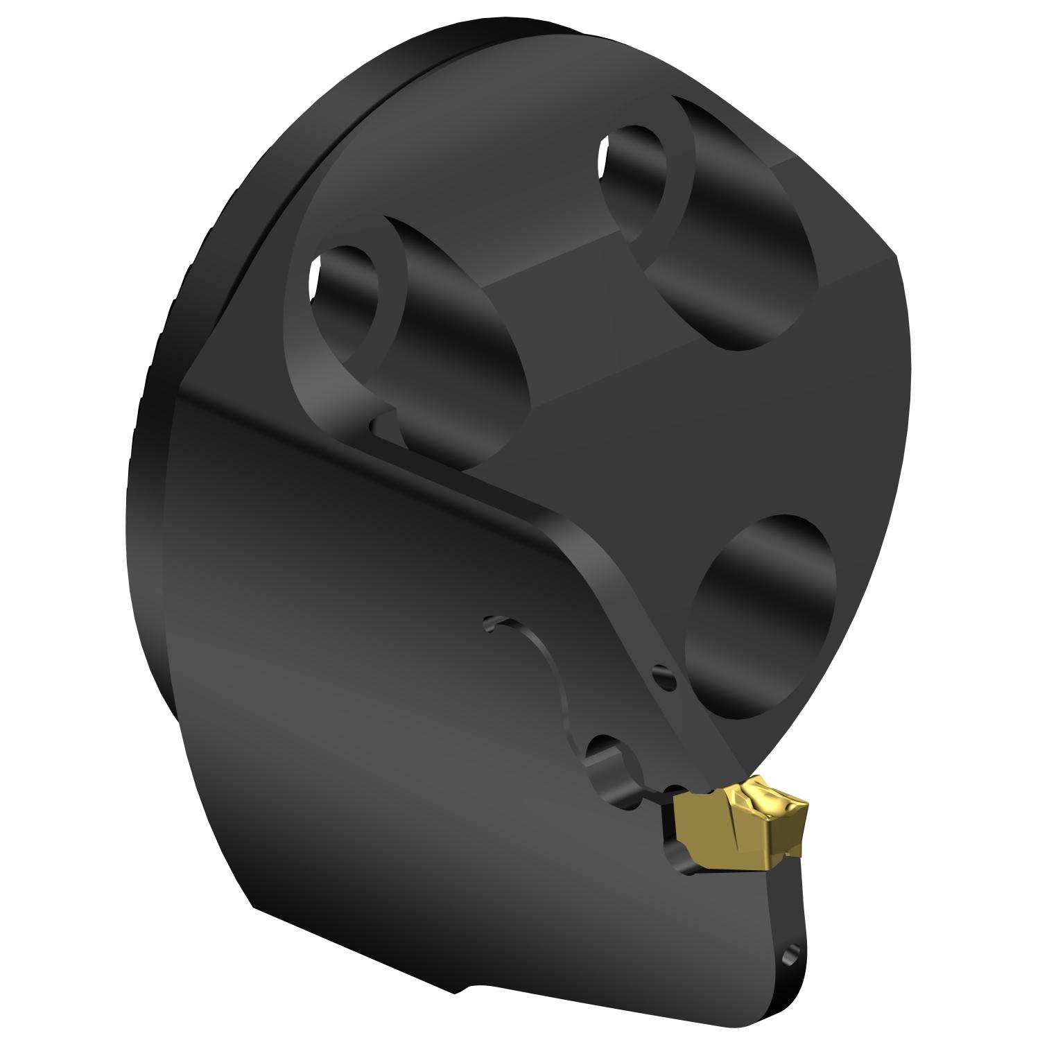 Sandvik Coromant 7192504 CoroCut® QF Modular Grooving Cutting Unit Head, 40 System, Left Hand Cutting, SL-QFT-LG Modular Head, QFT-G Insert, Insert Compatibility: QFT-G-0300-03-TF