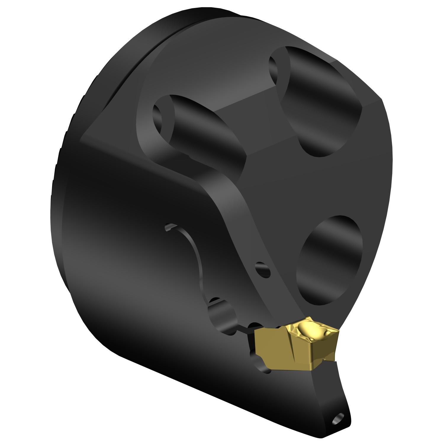 Sandvik Coromant 7192509 CoroCut® QF Modular Grooving Cutting Unit Head, 32 System, Left Hand Cutting, SL-QFT-LH Modular Head, QFT-H Insert, Insert Compatibility: QFT-H-0400-03-TF