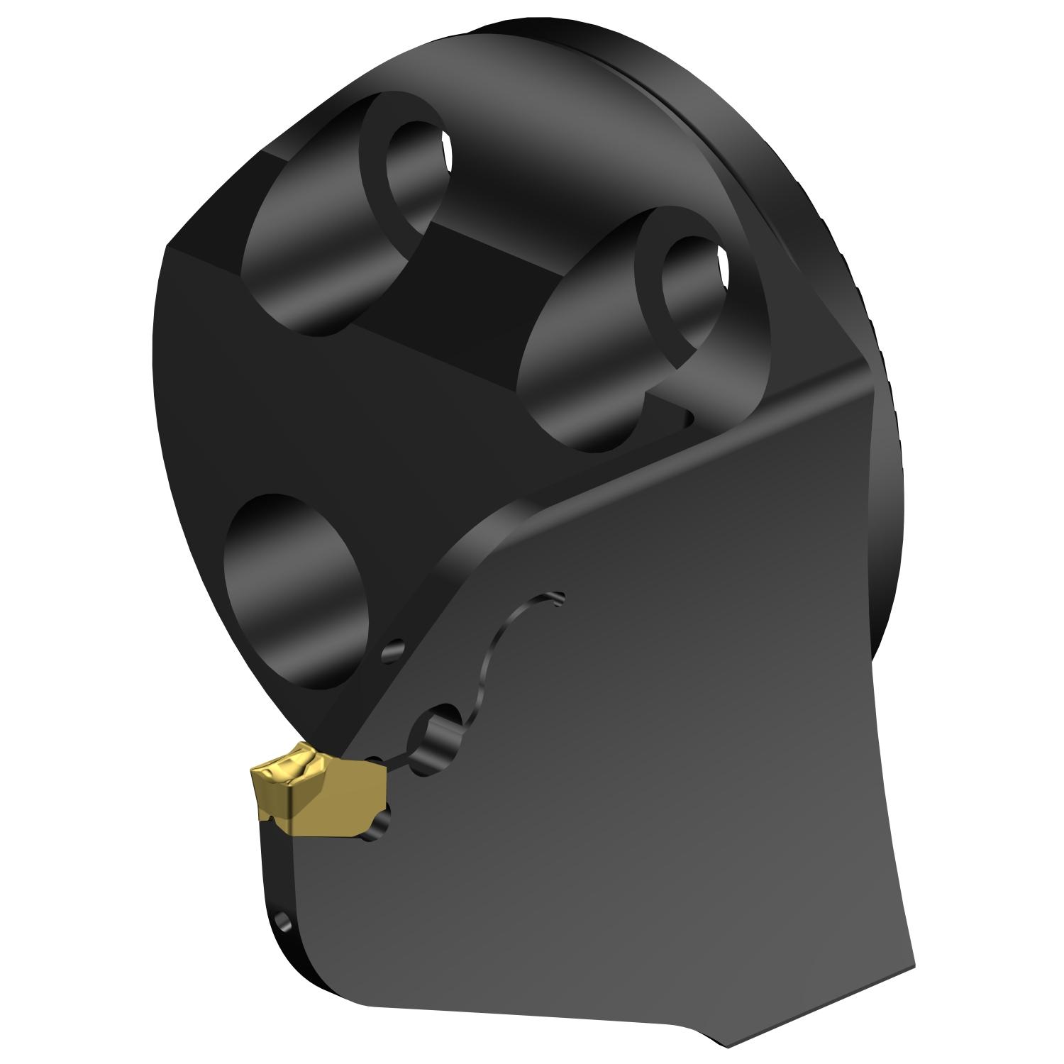 Sandvik Coromant 7192528 CoroCut® QF Modular Grooving Cutting Unit Head, 40 System, Right Hand Cutting, SL-QFT-RG Modular Head, QFT-G Insert, Insert Compatibility: QFT-G-0300-03-TF