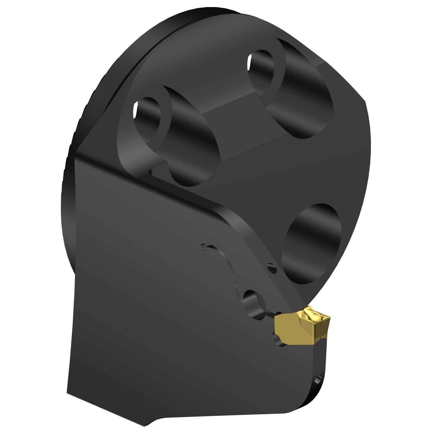 Sandvik Coromant 7192536 CoroCut® QF Modular Grooving Cutting Unit Head, 40 System, Left Hand Cutting, SL-QFU-LG Modular Head, QFU-G Insert, Insert Compatibility: QFU-G-0300-03-TF
