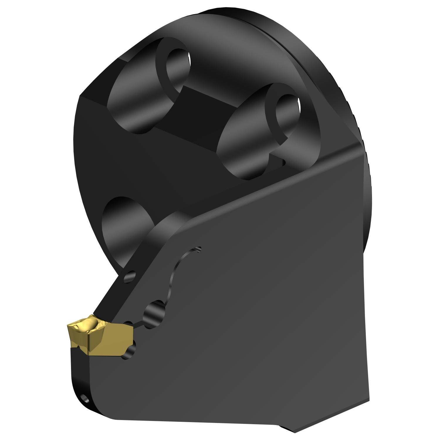 Sandvik Coromant 7192543 CoroCut® QF Modular Grooving Cutting Unit Head, 40 System, Right Hand Cutting, SL-QFT-RH Modular Head, QFT-H Insert, Insert Compatibility: QFT-H-0400-03-TF