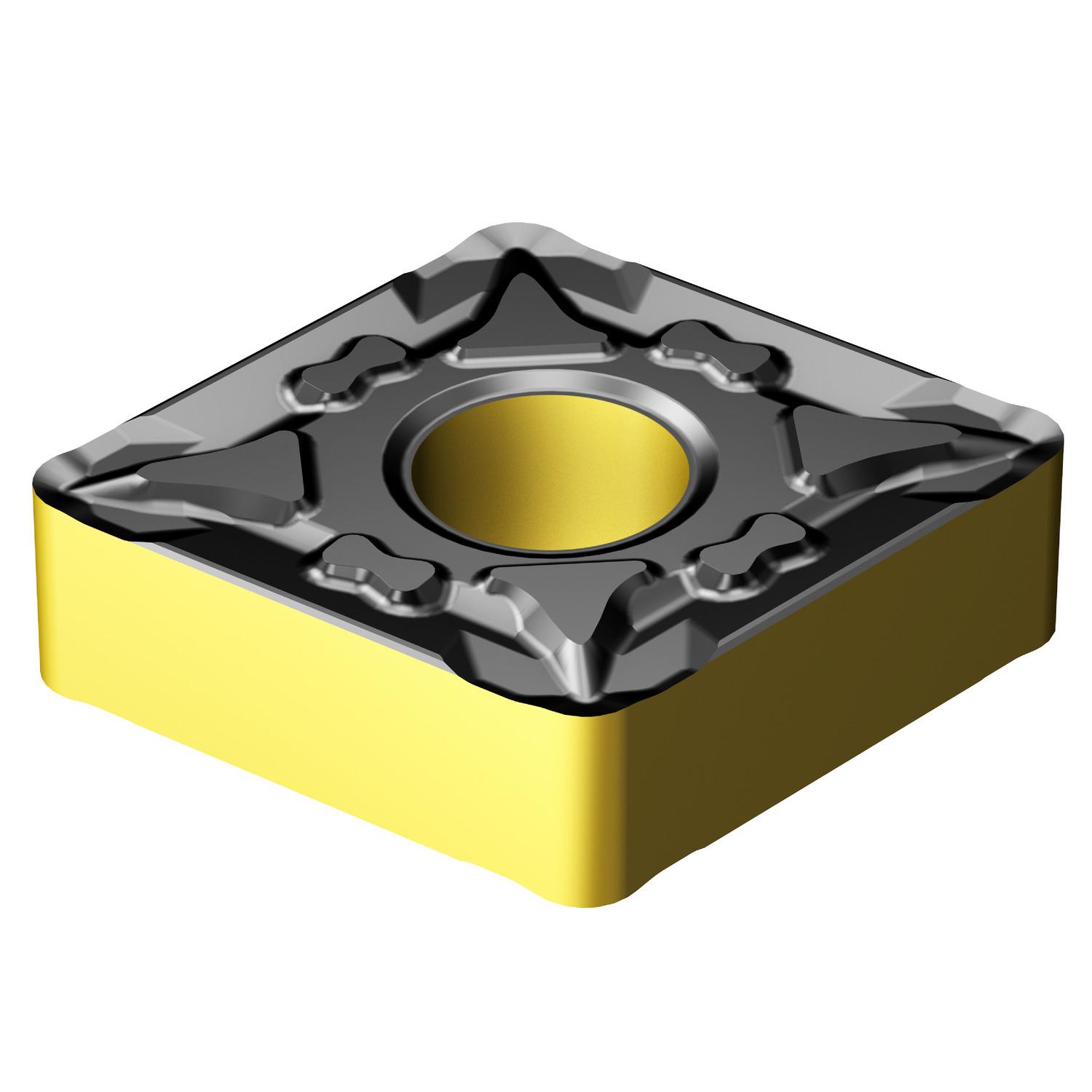 Sandvik Coromant 7231321 T-Max® P Turning Insert, ANSI Code: CNMG 431-MF 2220, CNMG Insert, Material Grade: M, 431 Insert, Rhombic Shape, 12 Seat, Negative Rake, Neutral Cutting, For Use On Stainless Steel, Carbide, Manufacturer's Grade: 2220