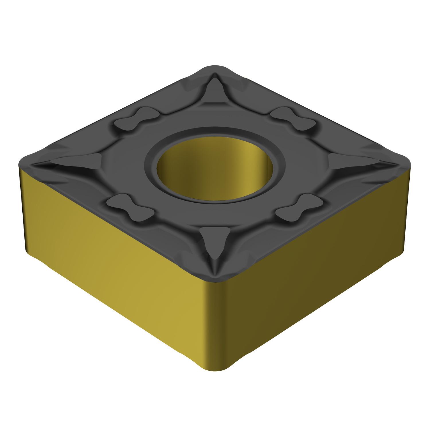 Sandvik Coromant 7231412 T-Max® P Turning Insert, ANSI Code: SNMG 431-MF 2220, SNMG Insert, Material Grade: M, 431 Insert, Squared Shape, 12 Seat, Negative Rake, Neutral Cutting, For Use On Stainless Steel, Carbide, Manufacturer's Grade: 2220