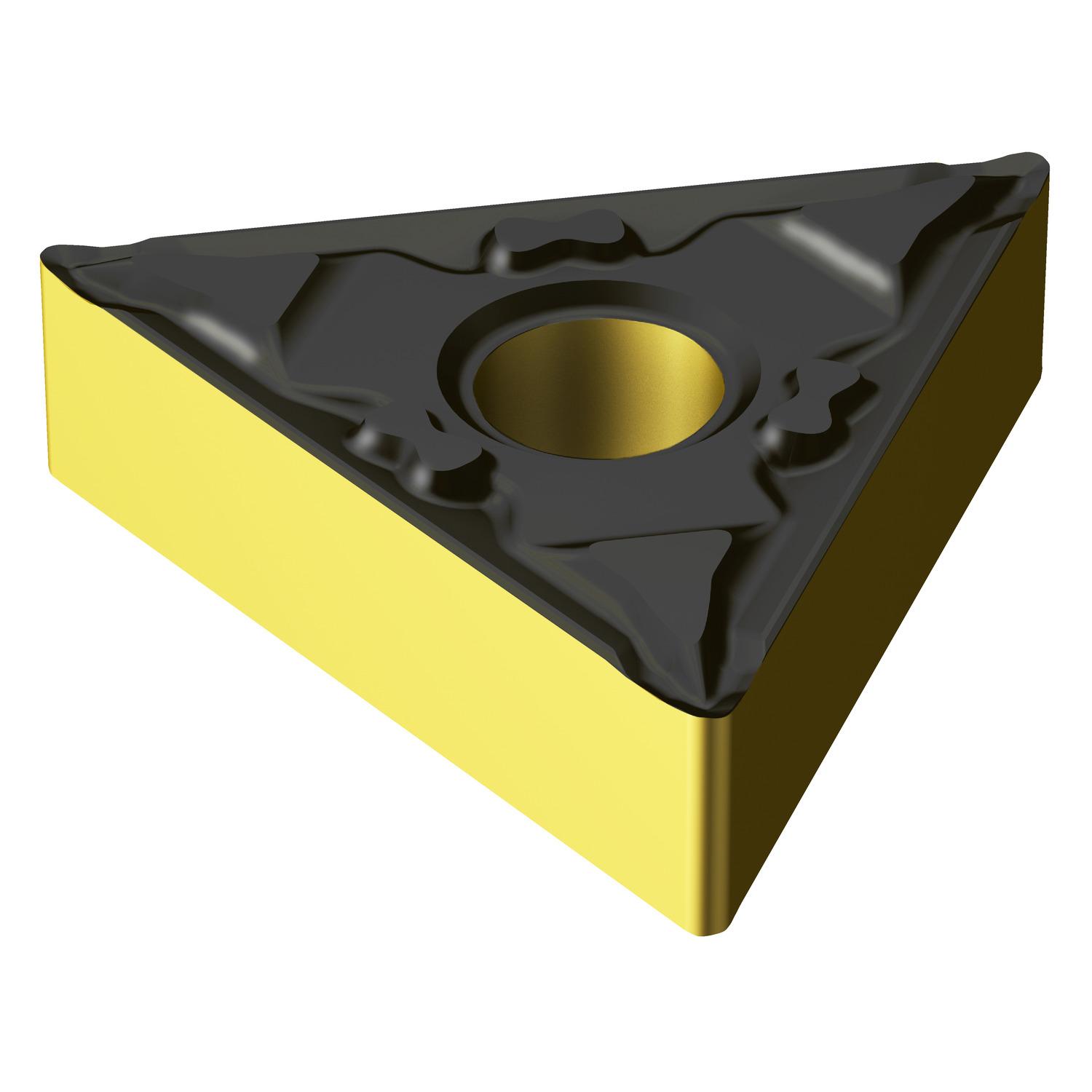 Sandvik Coromant 7231457 T-Max® P Basic Shape Turning Insert, ANSI Code: TNMG 331-MF 2220, TNMG Insert, Material Grade: M, 331 Insert, Triangular Shape, 16 Seat, Negative Rake, Neutral Cutting, For Use On Stainless Steel, Carbide