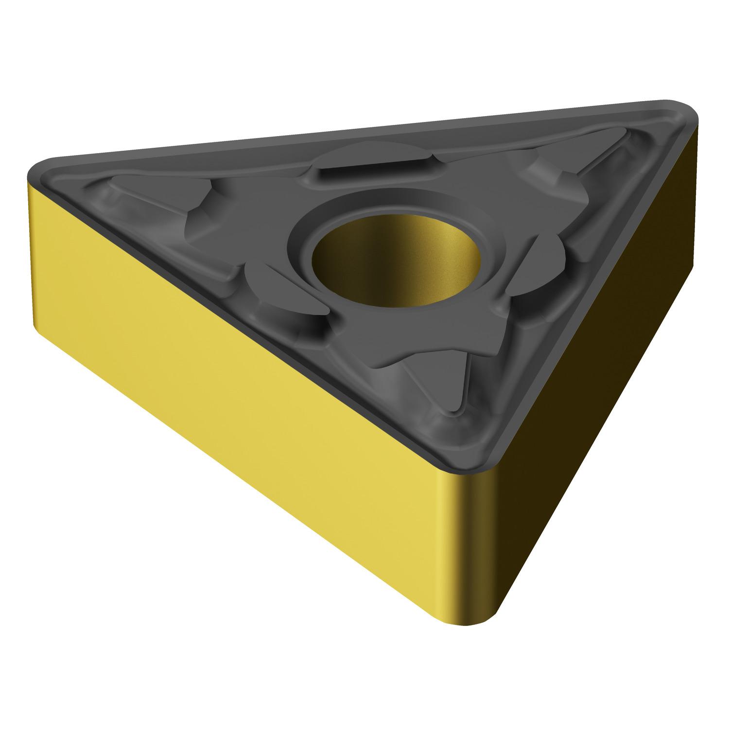 Sandvik Coromant 7231461 T-Max® P Basic Shape Turning Insert, ANSI Code: TNMG 332-MM 2220, TNMG Insert, Material Grade: M, 332 Insert, Triangular Shape, 16 Seat, Negative Rake, Neutral Cutting, For Use On Stainless Steel, Carbide