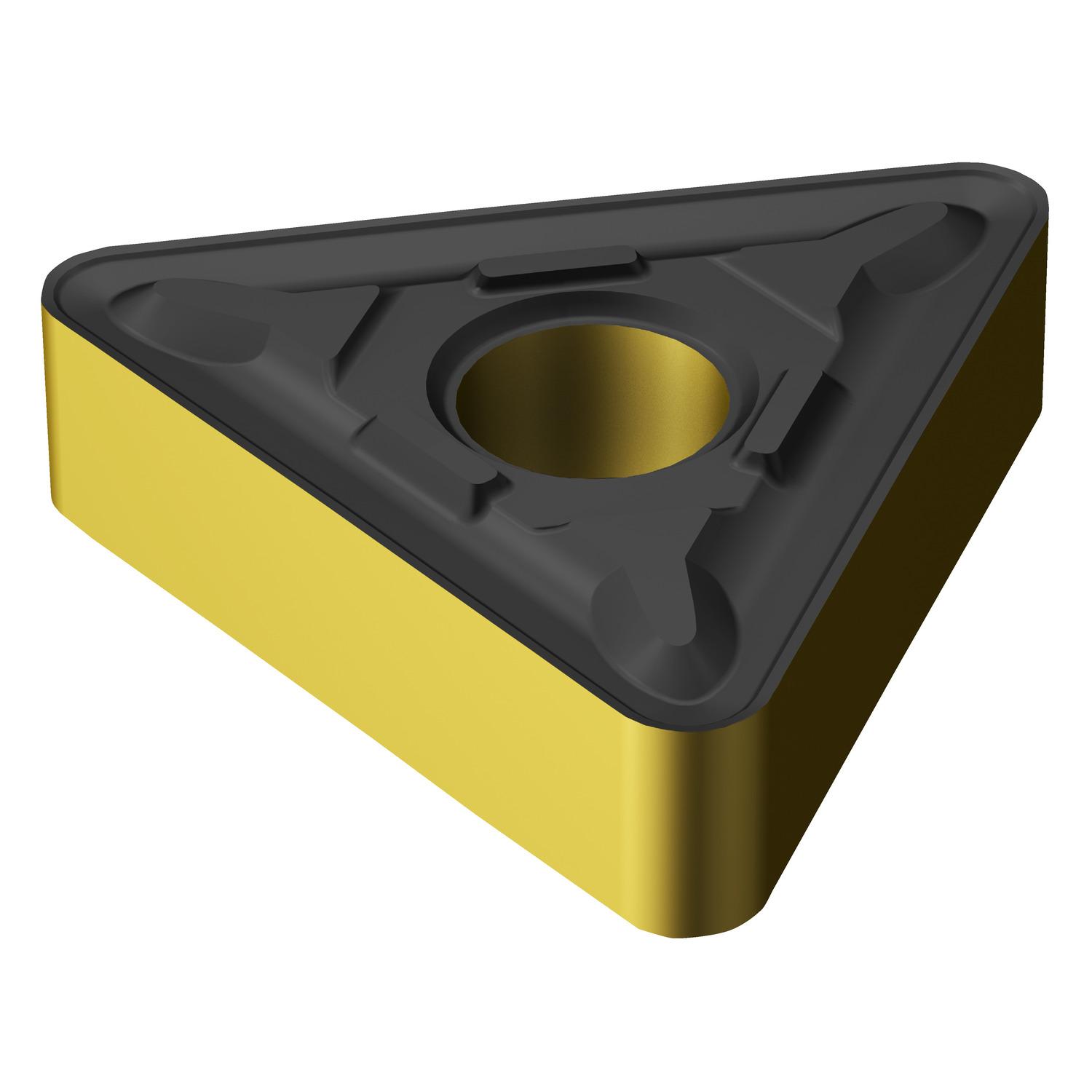 Sandvik Coromant 7231462 T-Max® P Basic Shape Turning Insert, ANSI Code: TNMG 332-MR 2220, TNMG Insert, Material Grade: M, 332 Insert, Triangular Shape, 16 Seat, Negative Rake, Neutral Cutting, For Use On Stainless Steel, Carbide